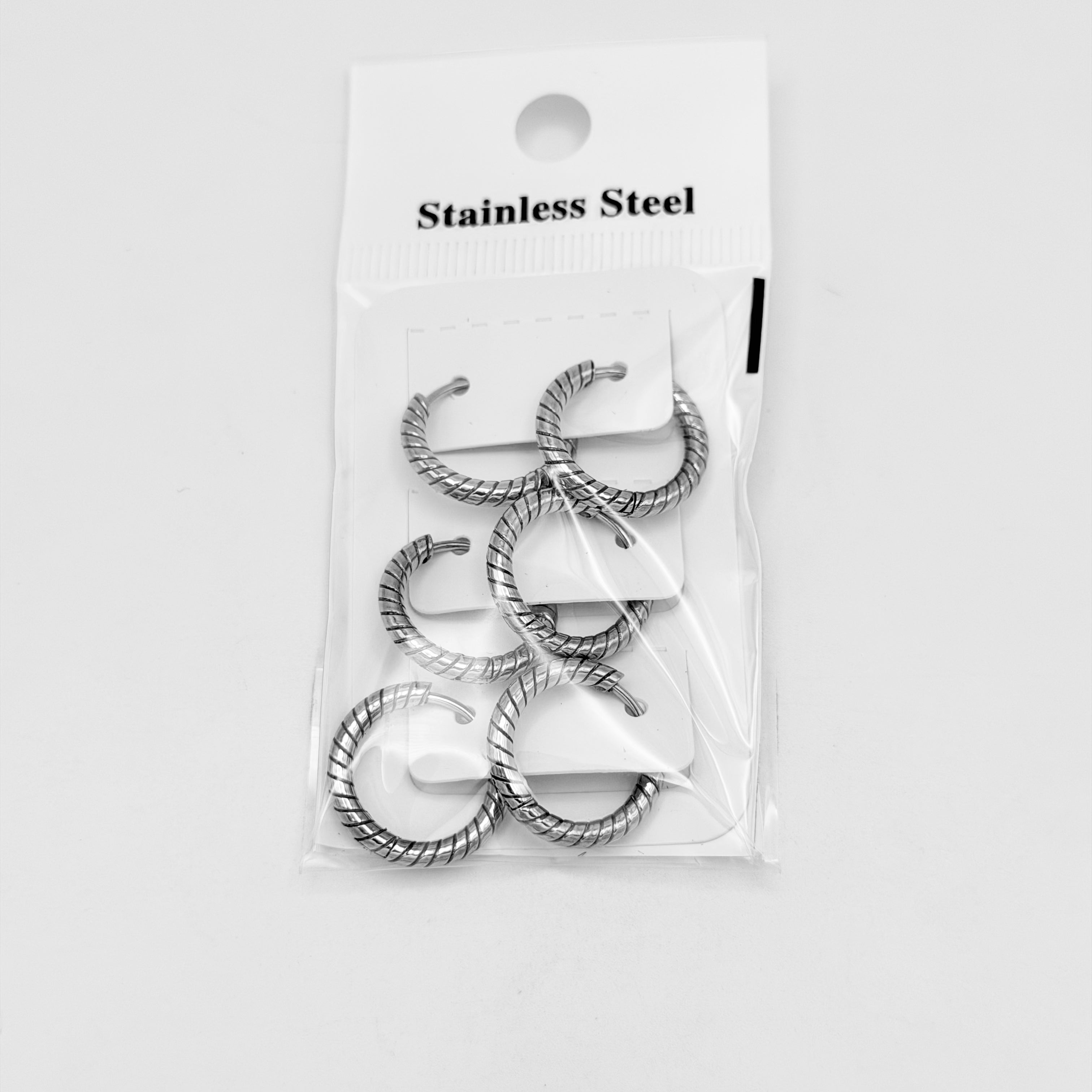 Huggie Earrings - Stainless Steel - HES-1222