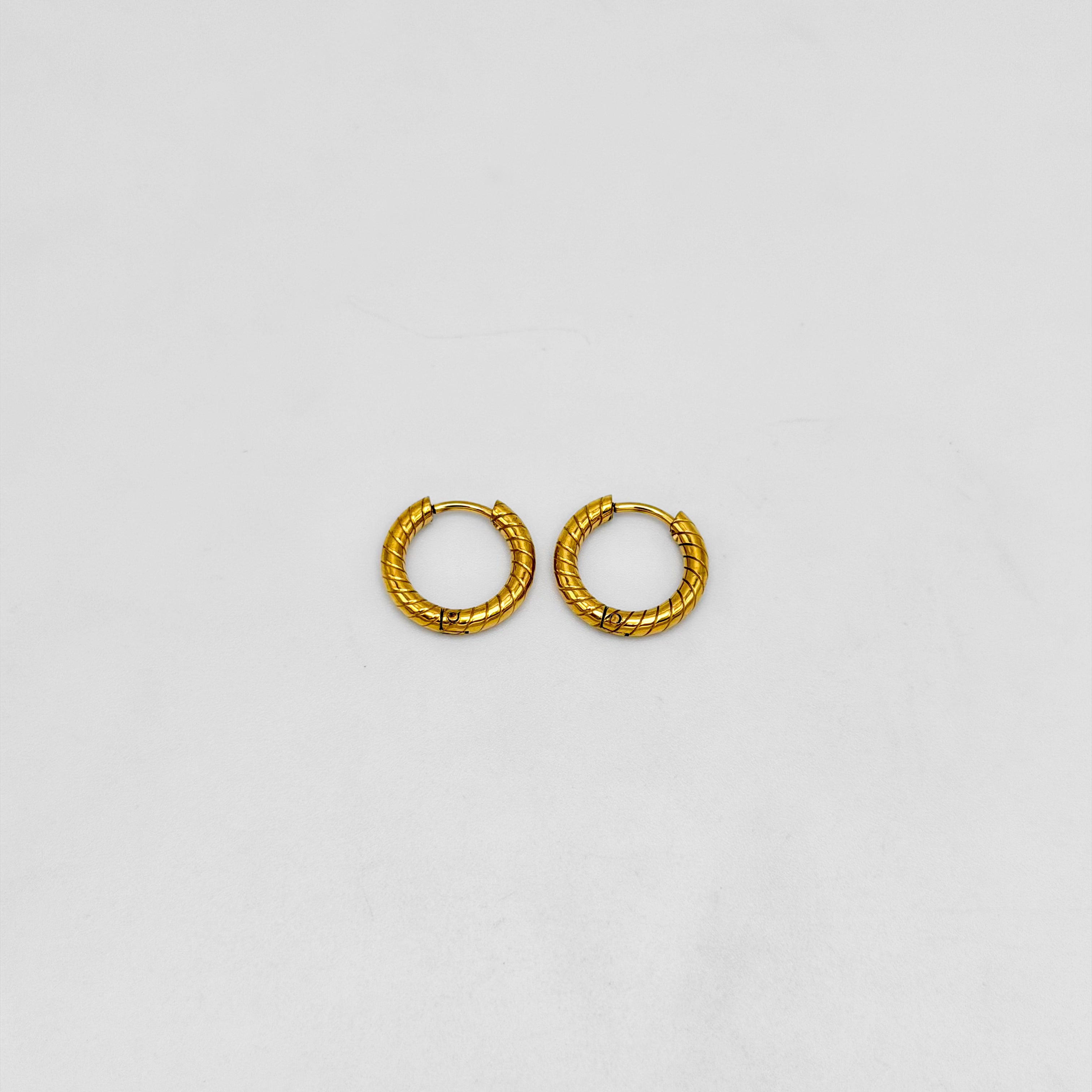 Huggie Earrings - Stainless Steel - HES-1222
