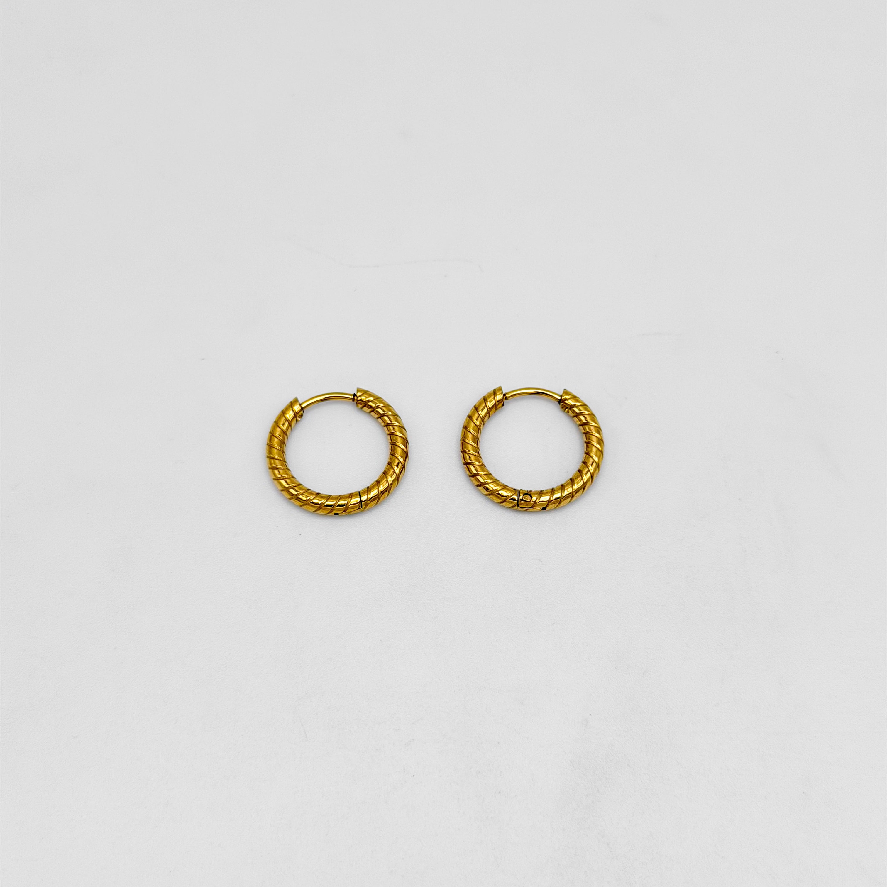 Huggie Earrings - Stainless Steel - HES-1222