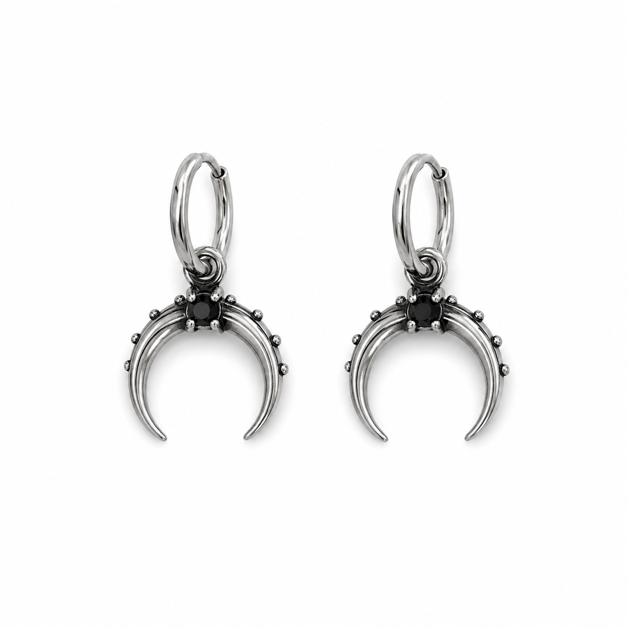 Huggie Earrings - Stainless Steel - HES-1224
