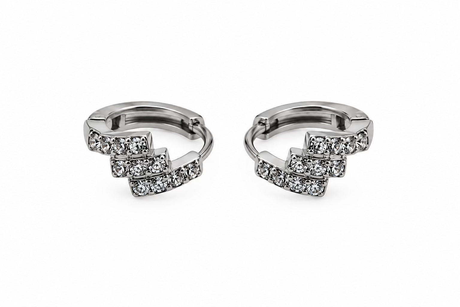 Huggie Earrings - Stainless Steel - HES-1226