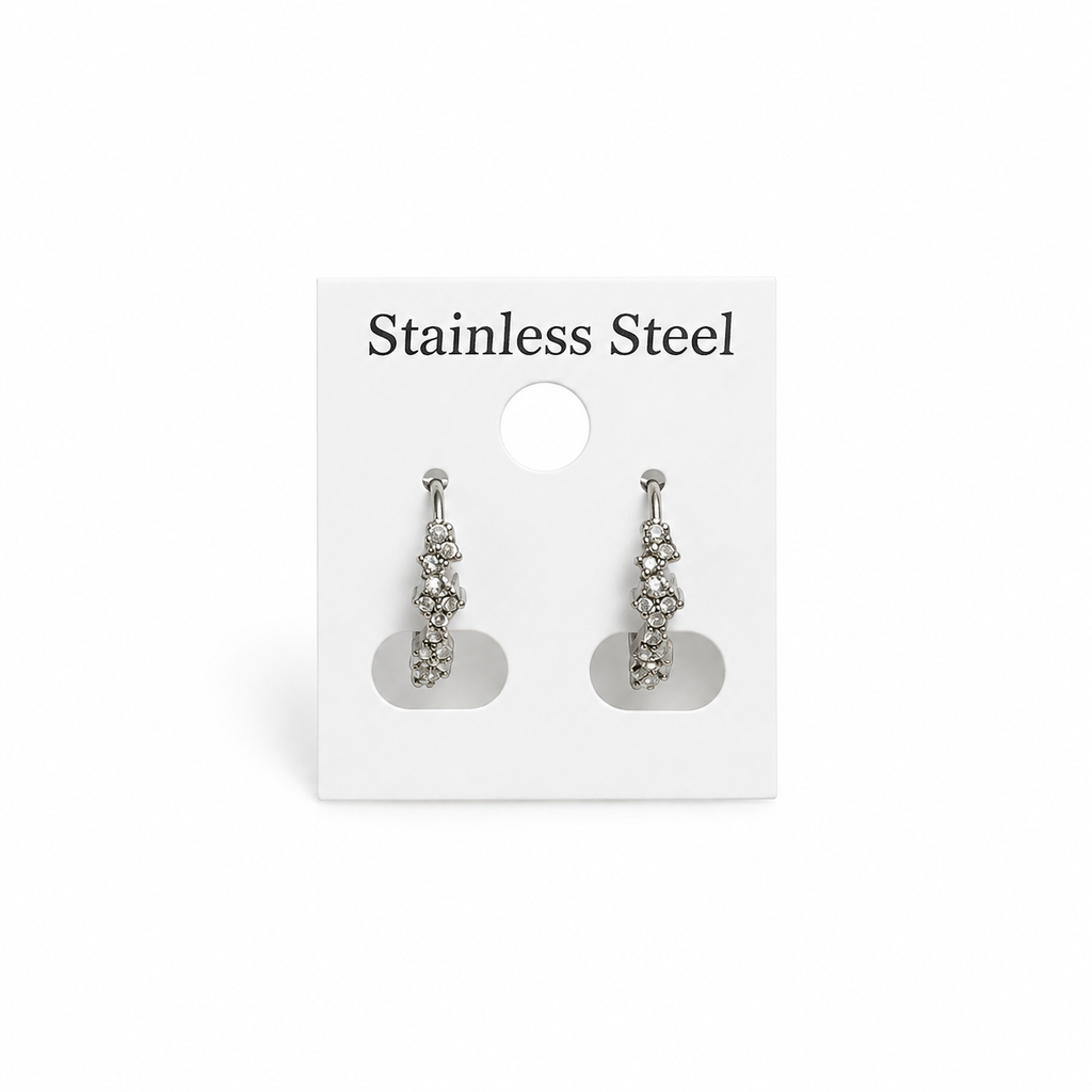 Huggie Earrings - Stainless Steel - HES-1230