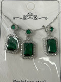 Set - Necklace and Earring - Gold Plated - SNEG-1016