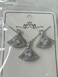 Set - Necklace and Earring - Gold Plated - SNEG-1020