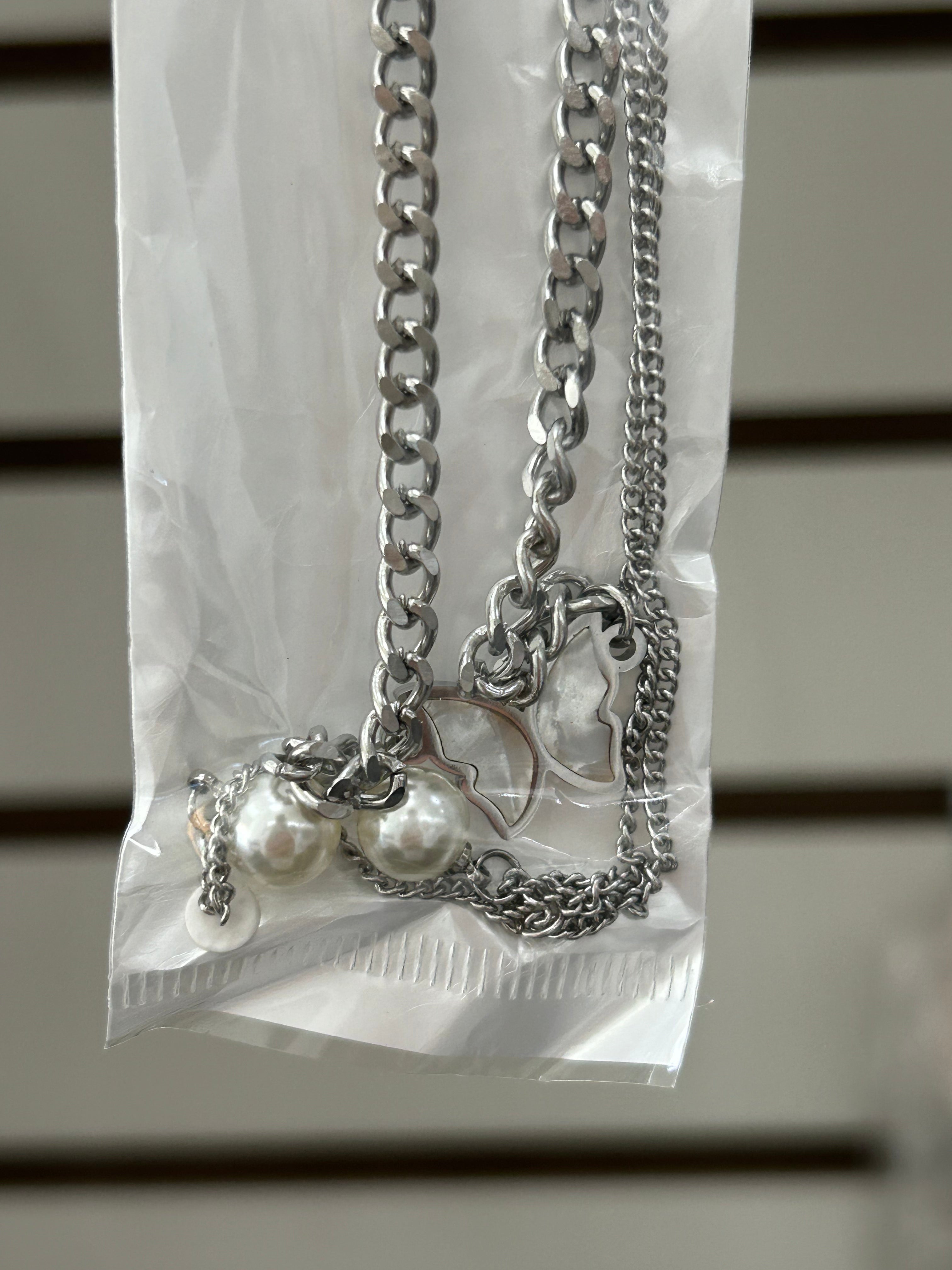 Necklace - Stainless Steel - NES-4007