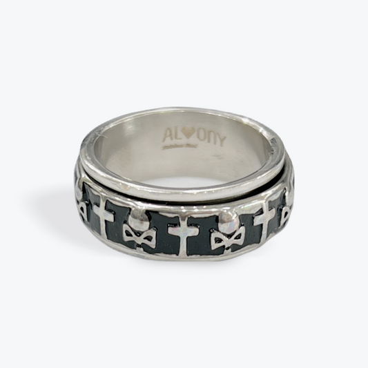 Punk Ring - Stainless Steel - 1189