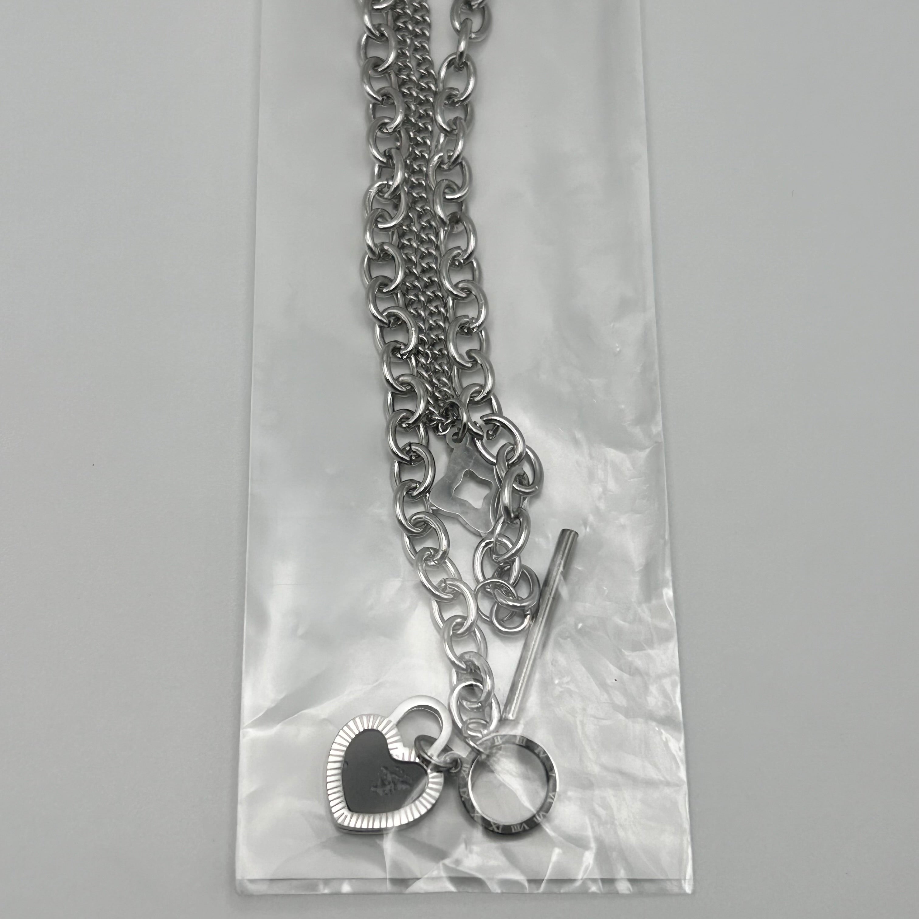 Necklace - Stainless Steel - NES-4008