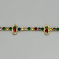 Tennis Bracelet with Guadalupe - Gold Plated - BLG-1109