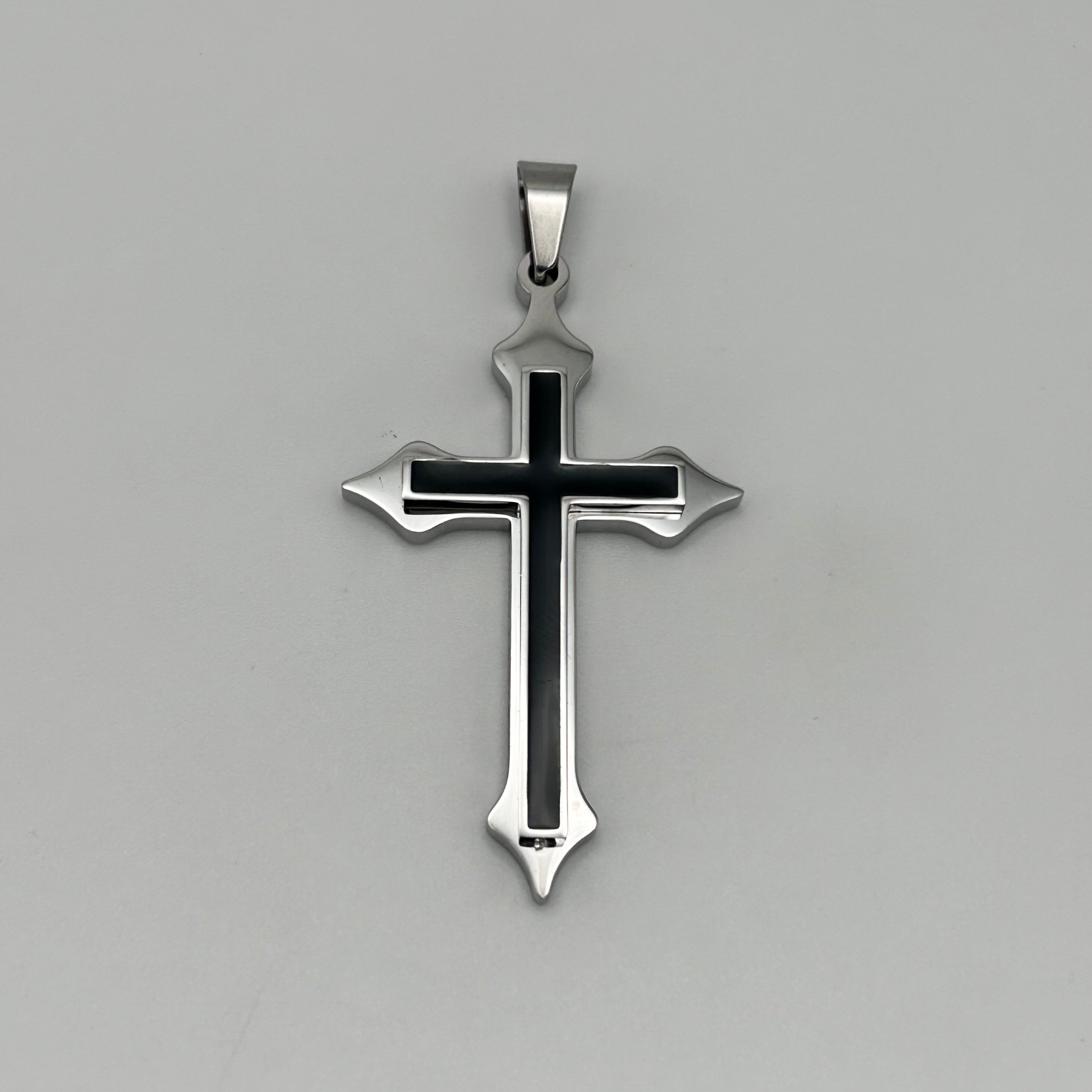 Cross Pendant - Stainless Steel - PDS-1162