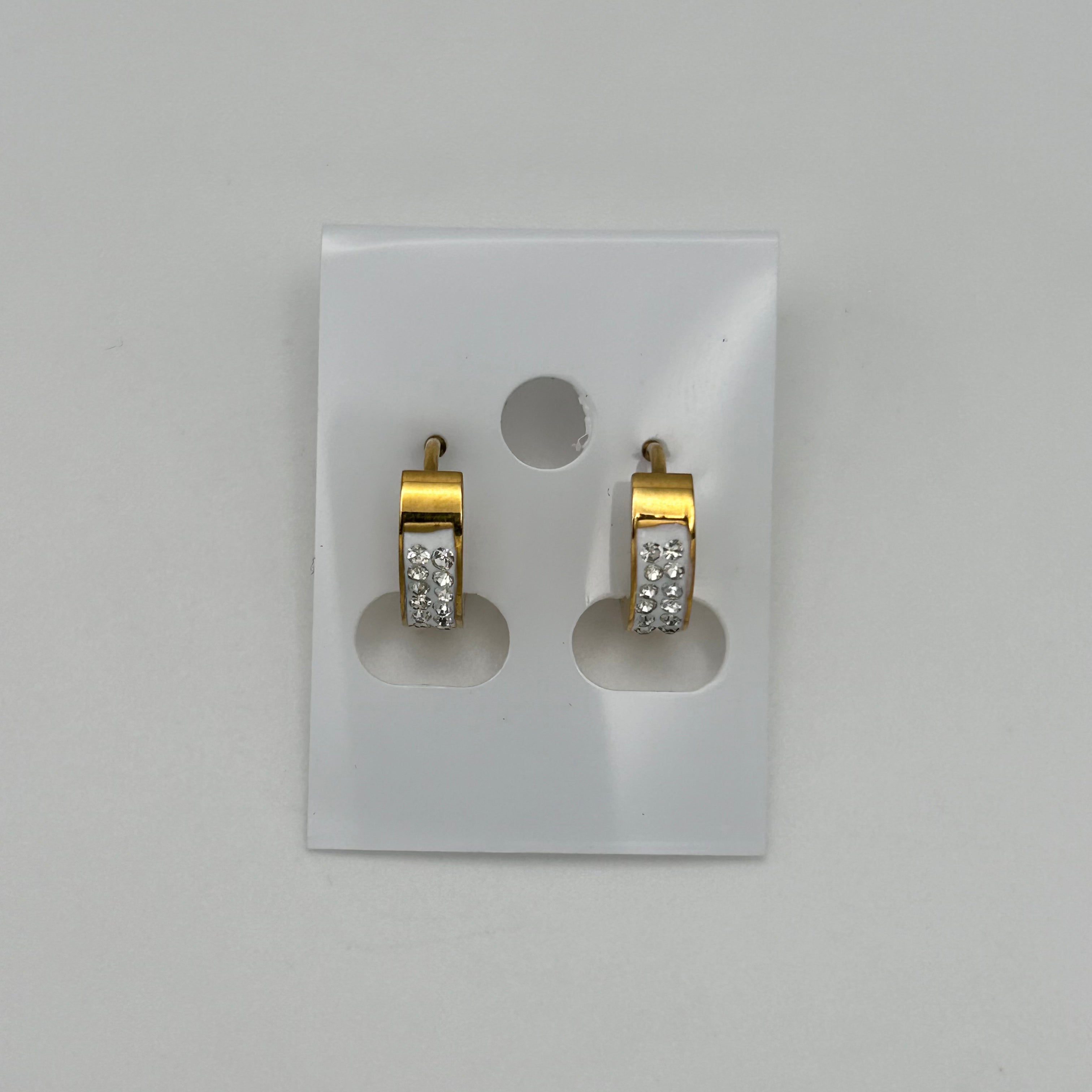 Huggie Earrings - Stainless Steel - HES-1009