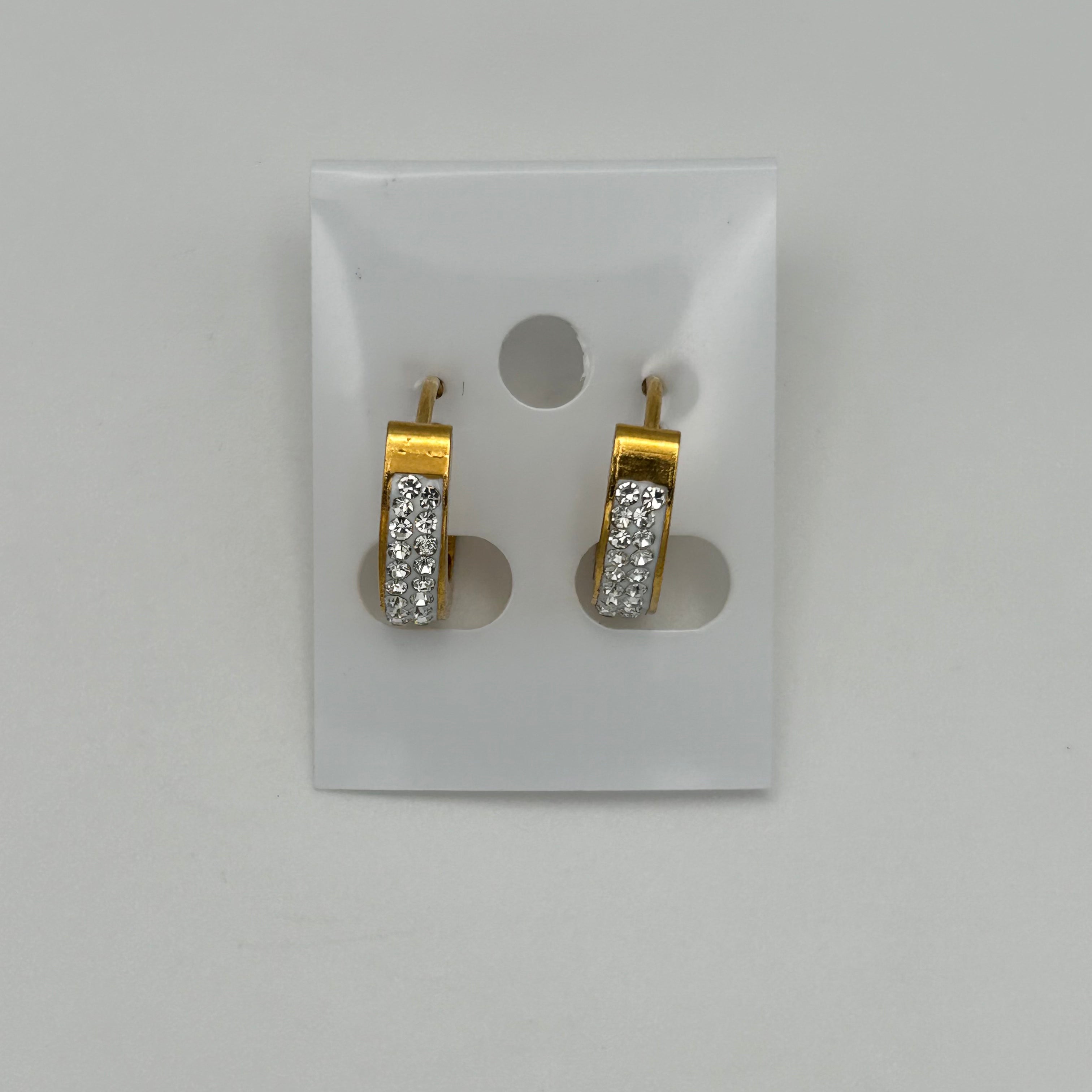 Huggie Earrings - Stainless Steel - HES-1010