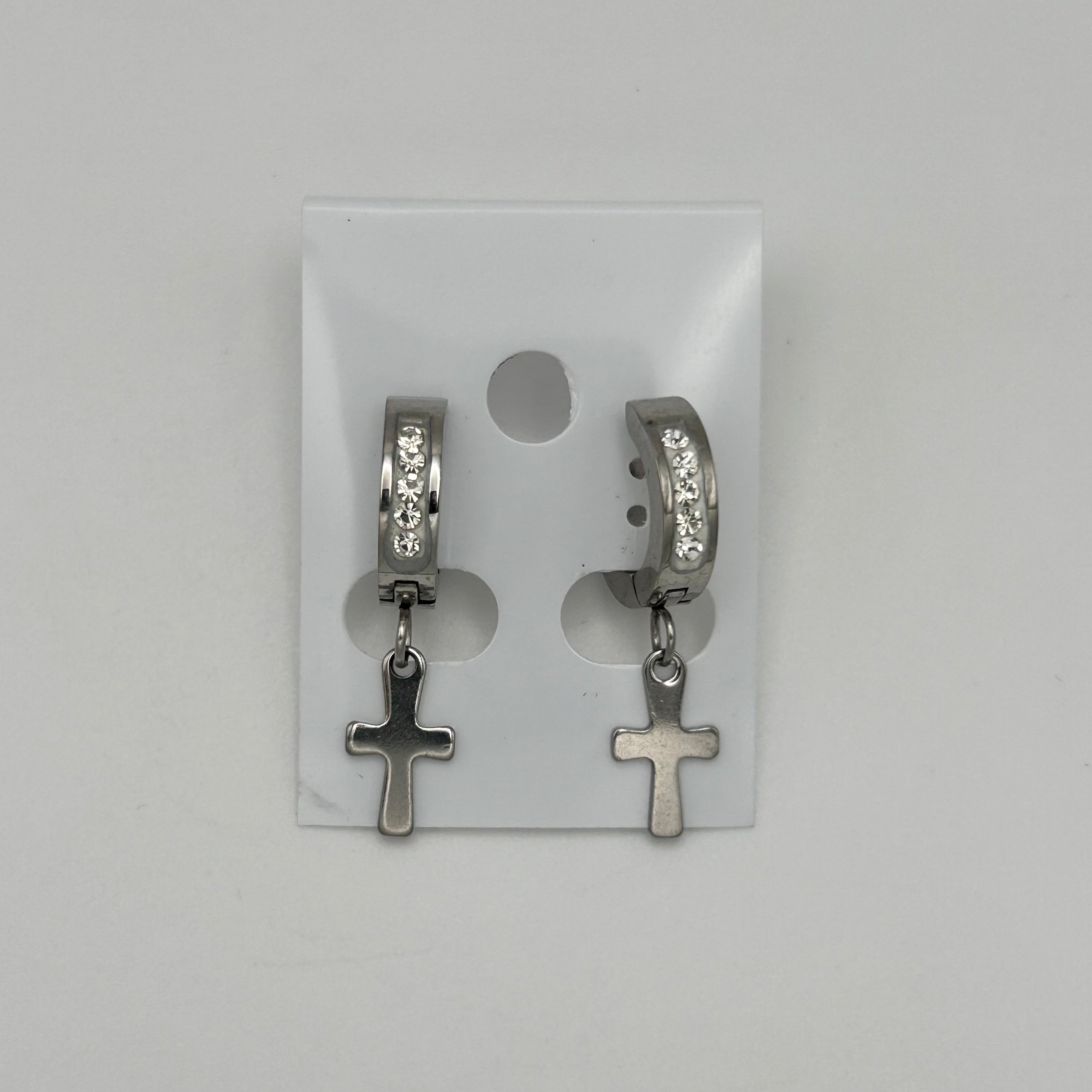 Huggie Earrings - Stainless Steel - HES-1013