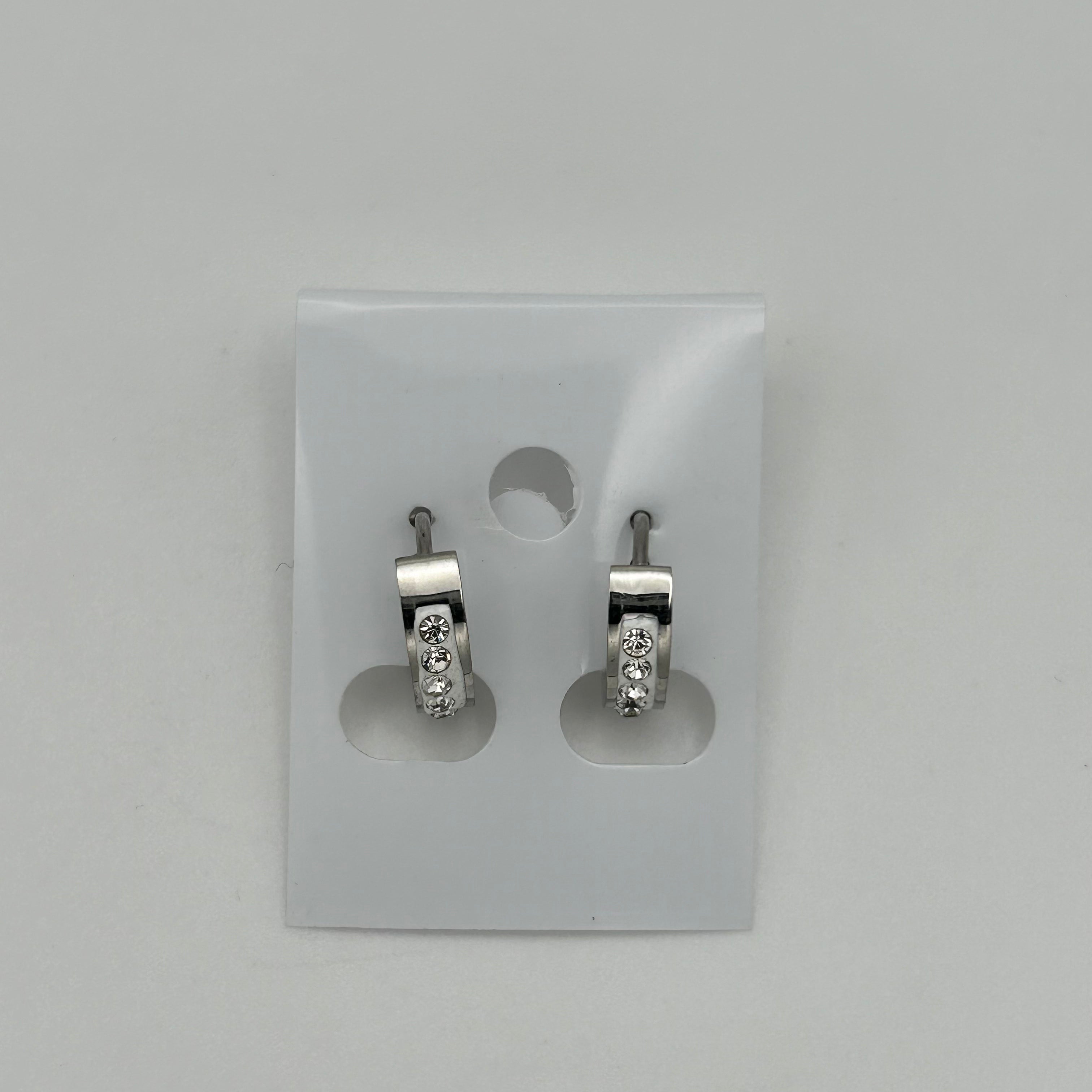 Huggie Earrings - Stainless Steel - HES-1014
