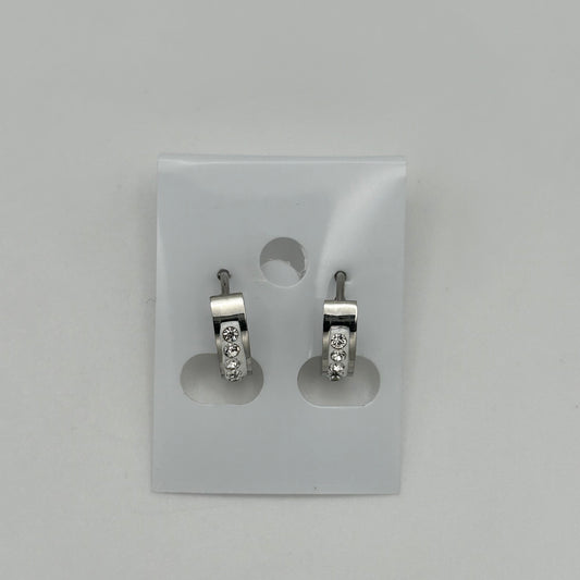 Huggie Earrings - Stainless Steel - HES-1014