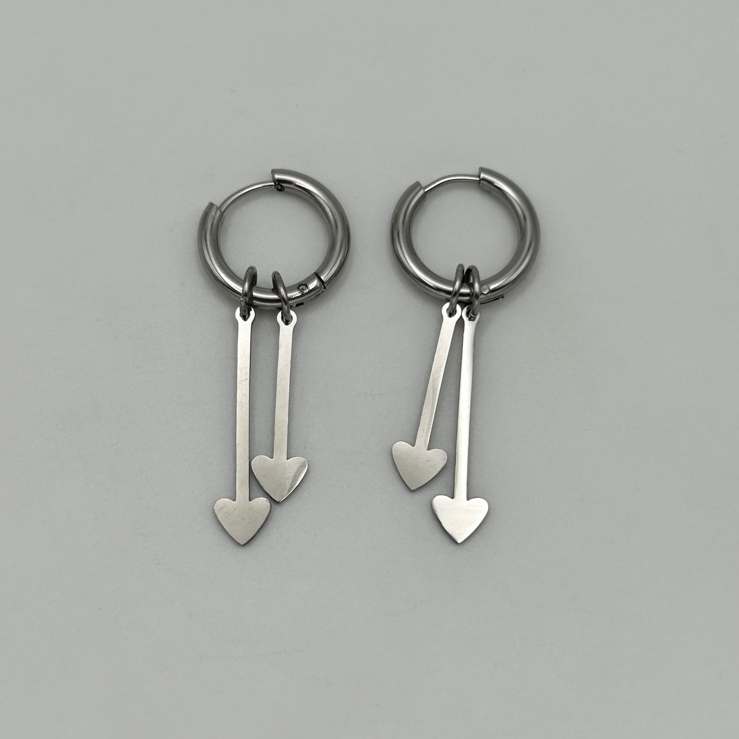 Huggie Earrings - Stainless Steel - HES-1024