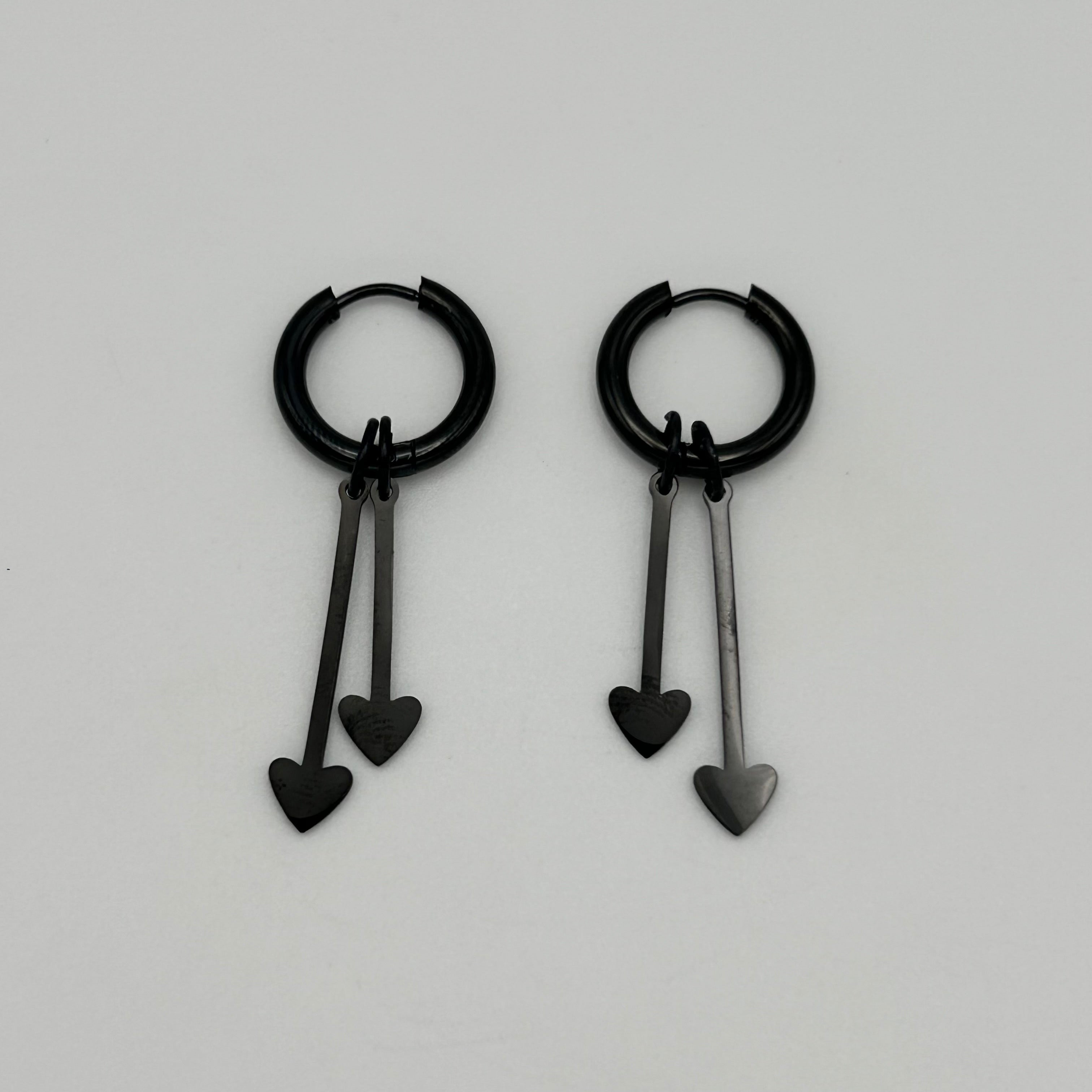Huggie Earrings - Stainless Steel - HES-1026