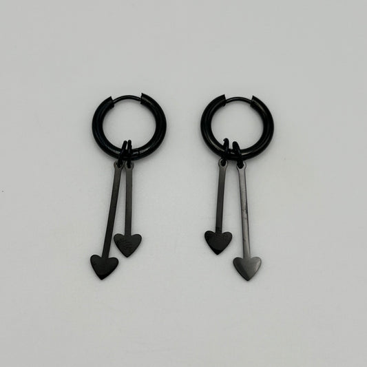 Huggie Earrings - Stainless Steel - HES-1026