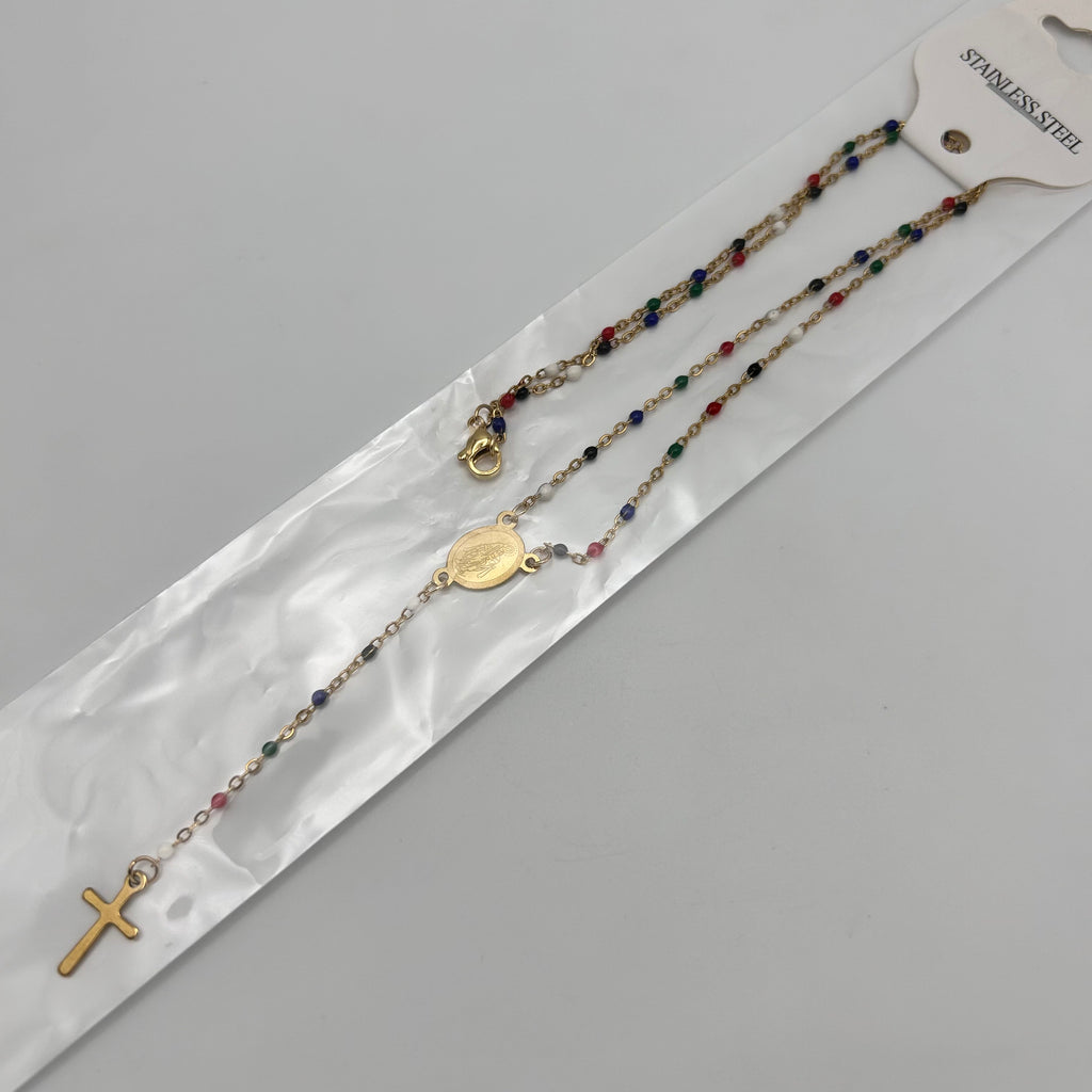 Rosary - Stainless Steel - Color - RSS-1010