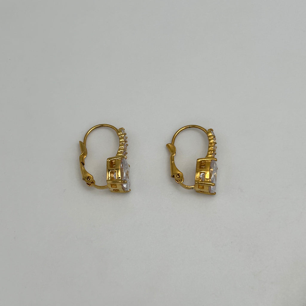 Leverback Earrings - Stainless Steel - LES-1002