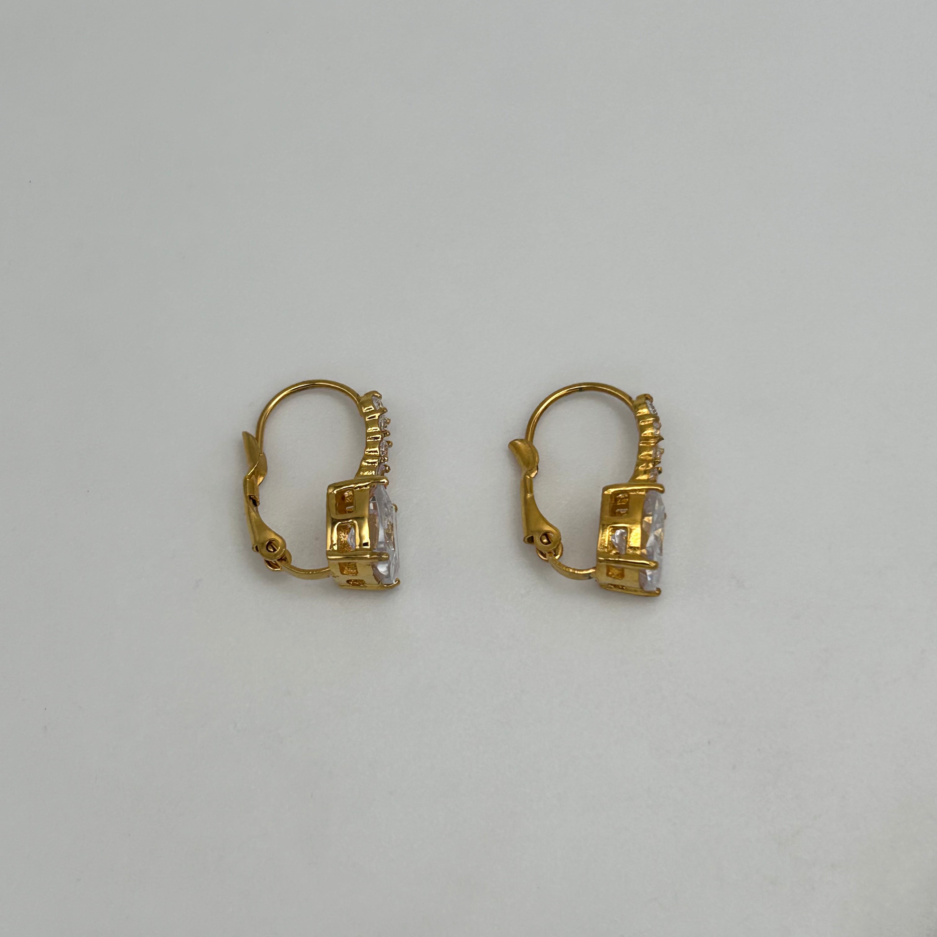 Leverback Earrings - Stainless Steel - LES-1002