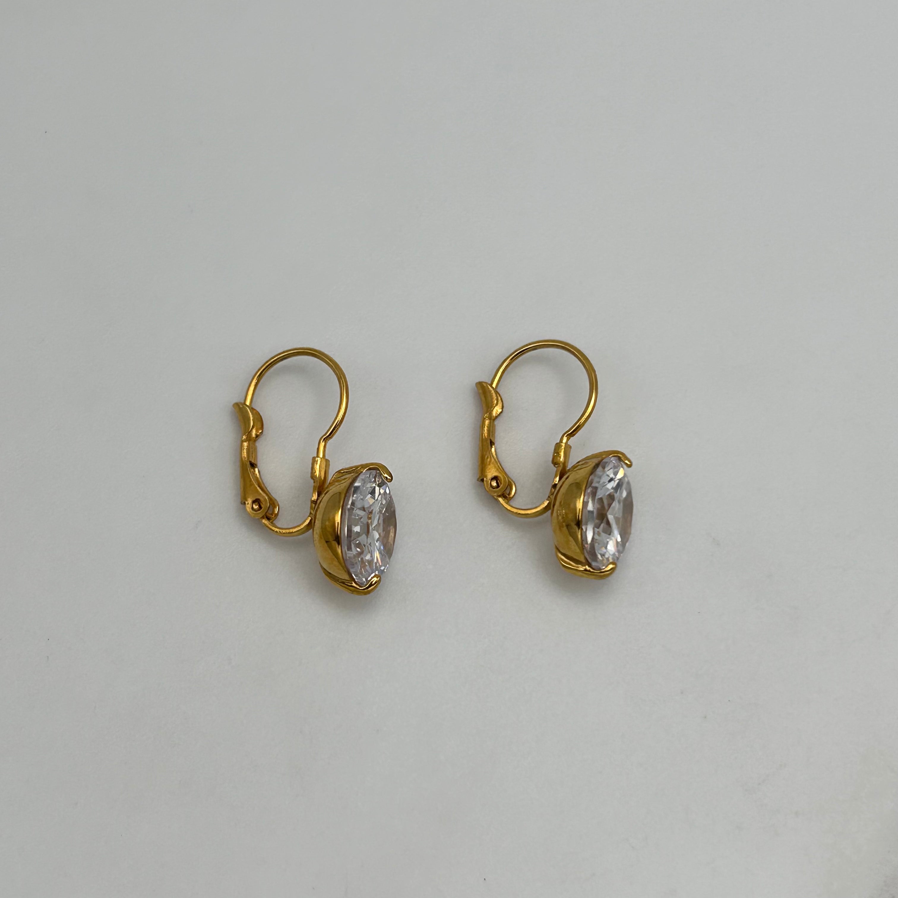 Leverback Earrings - Stainless Steel - LES-1003
