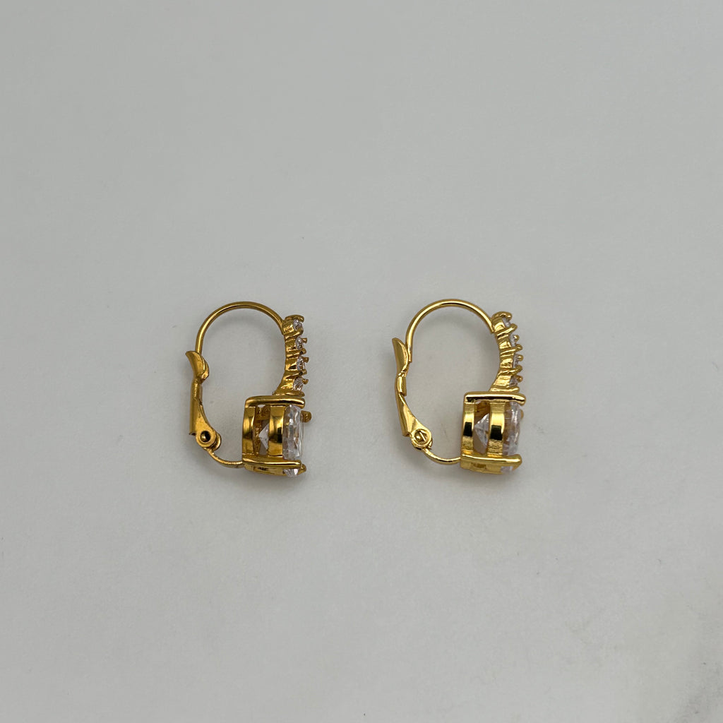 Leverback Earrings - Stainless Steel - LES-1004