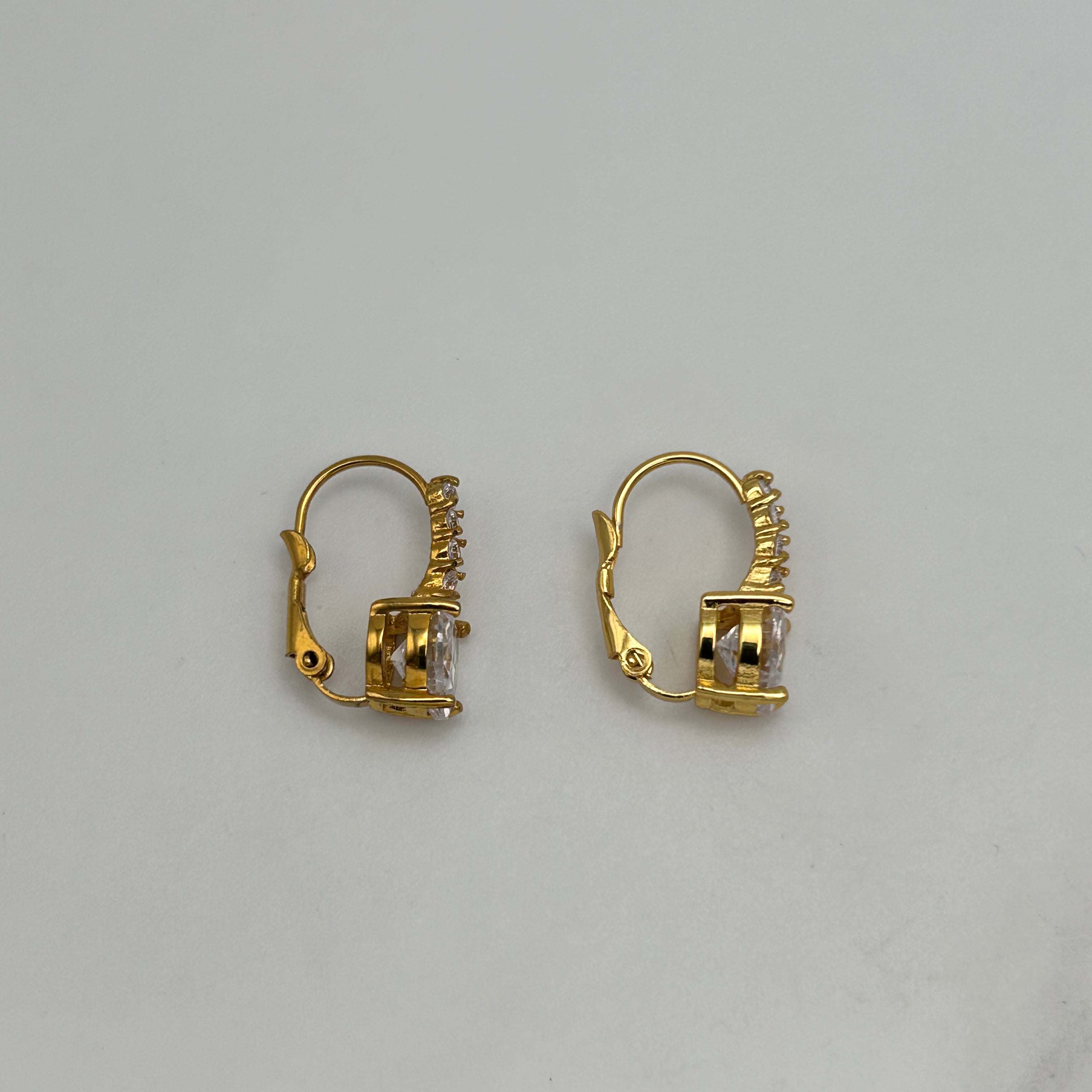 Leverback Earrings - Stainless Steel - LES-1004