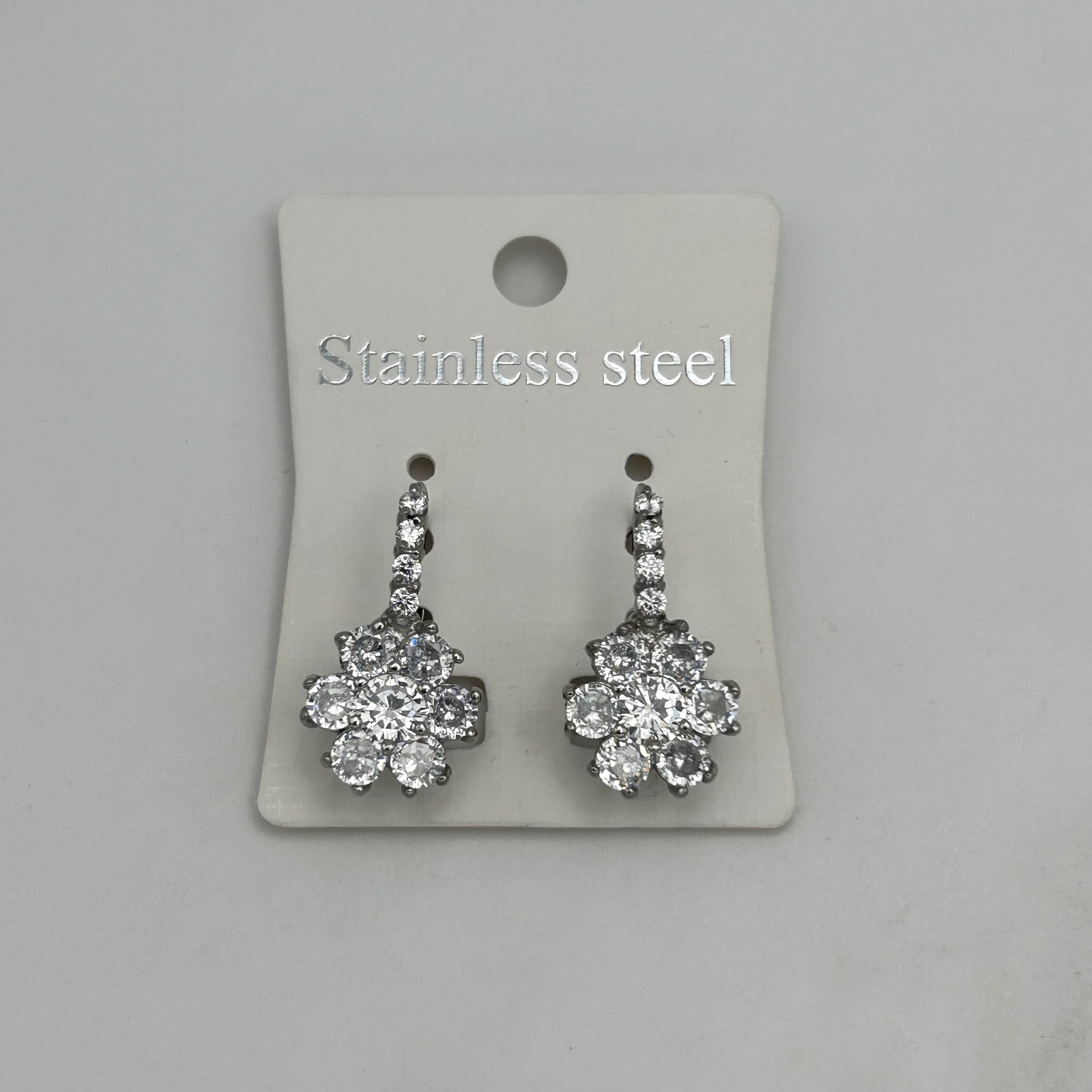 Leverback Earrings - Stainless Steel - LES-1005