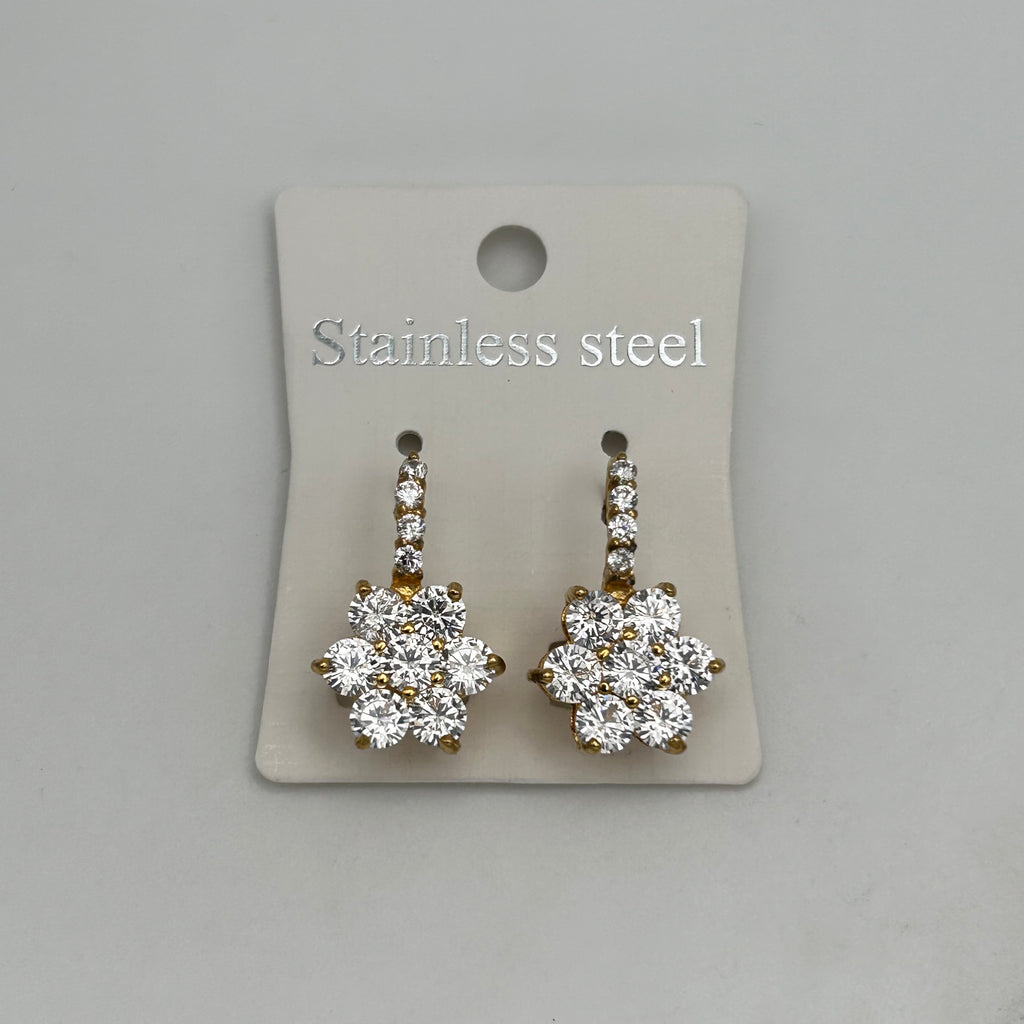 Leverback Earrings - Stainless Steel - LES-1006