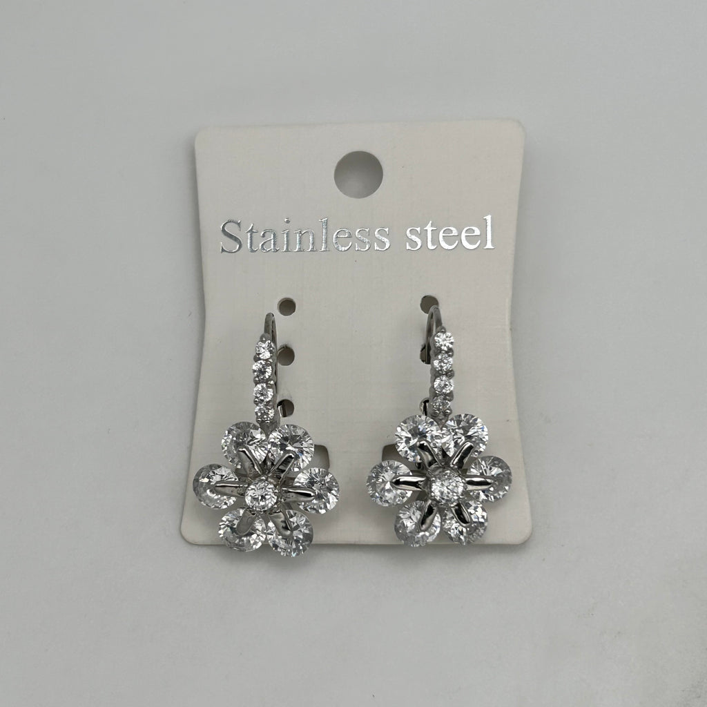Leverback Earrings - Stainless Steel - LES-1007