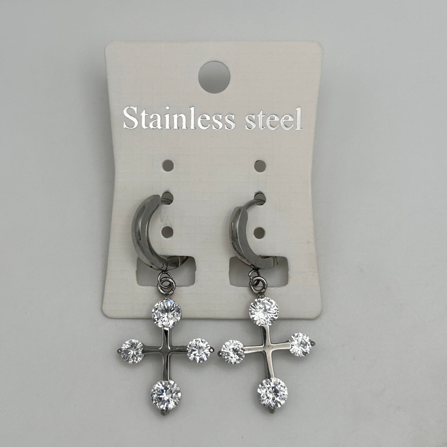 Leverback Earrings - Stainless Steel - LES-1009