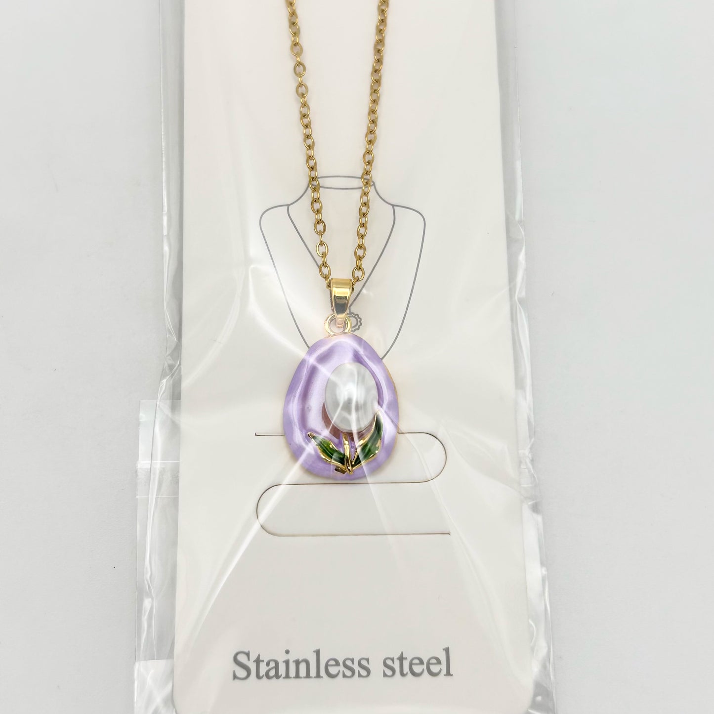 Necklace - Stainless Steel - NES-1052