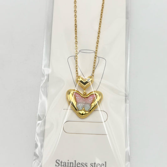 Necklace - Stainless Steel - NES-1055