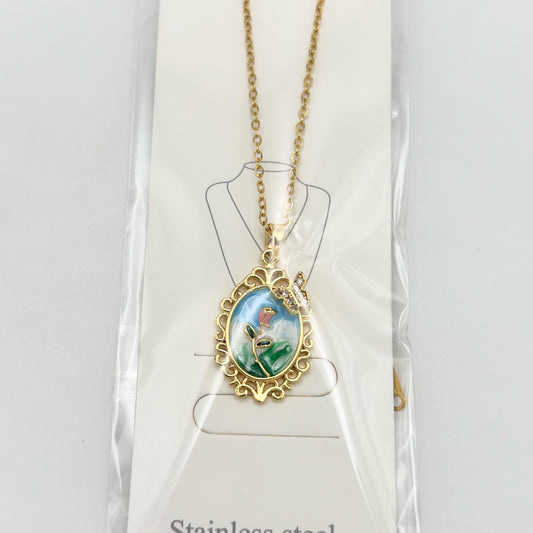 Necklace - Stainless Steel - NES-1057