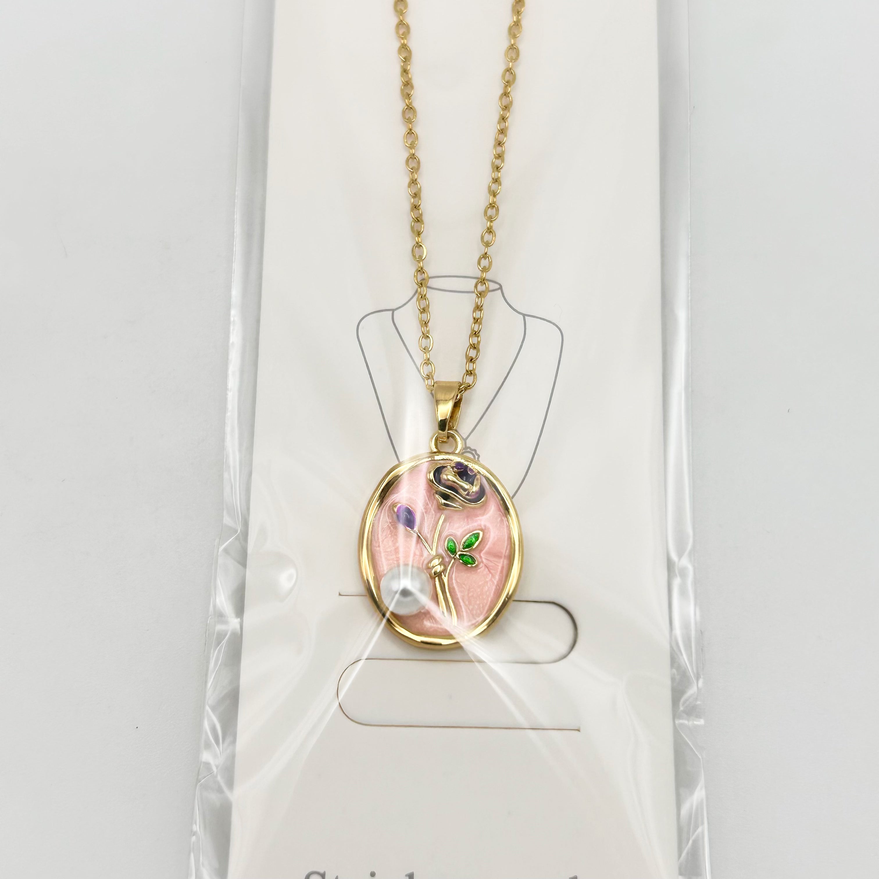 Necklace - Stainless Steel - NES-1058