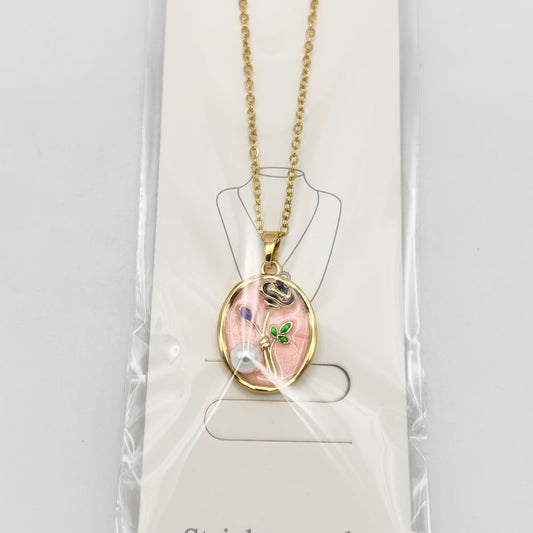 Necklace - Stainless Steel - NES-1058