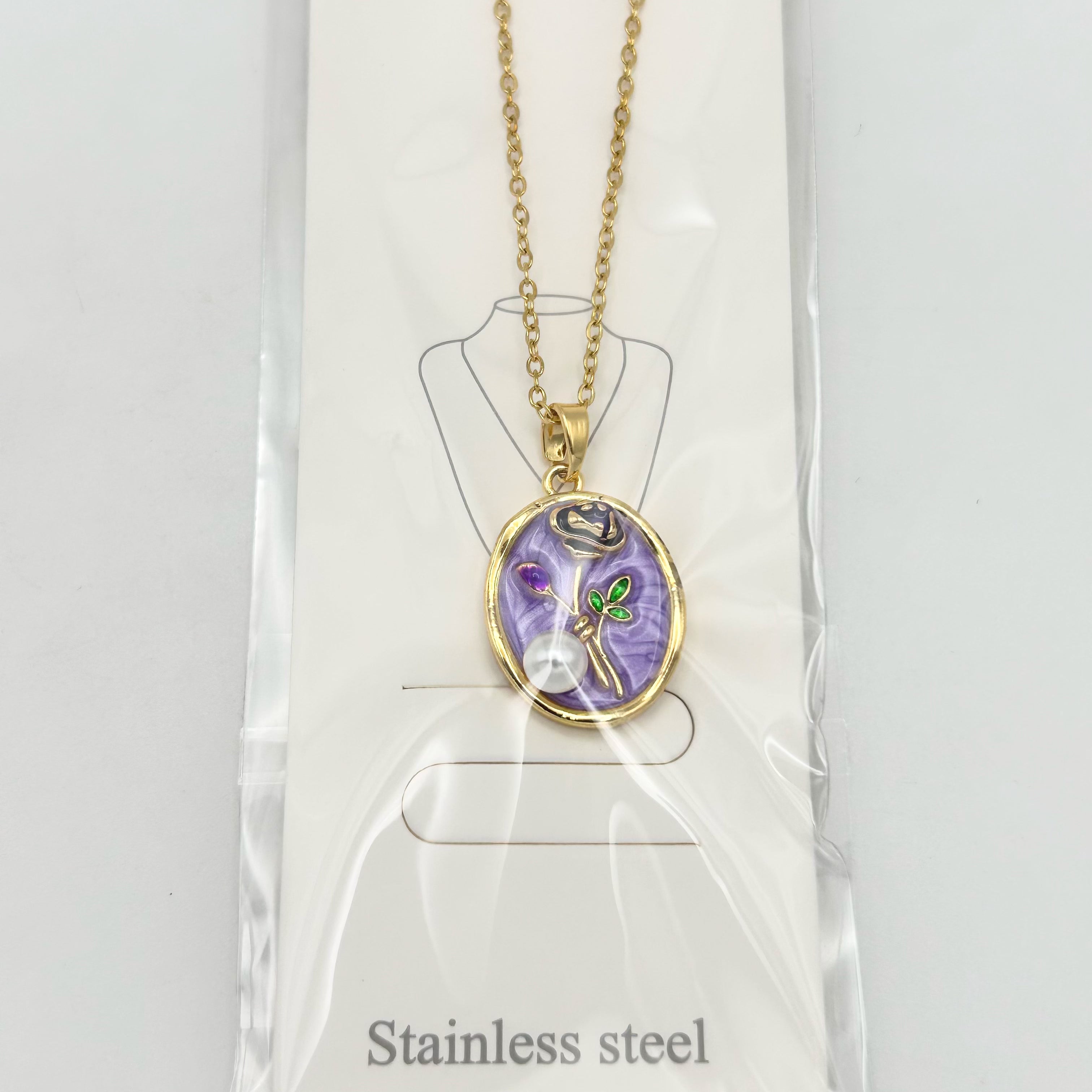 Necklace - Stainless Steel - NES-1059