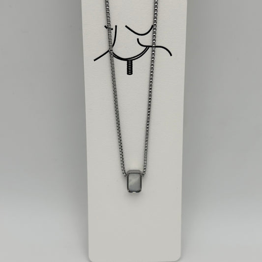 Necklace - Stainless Steel - NES-2294