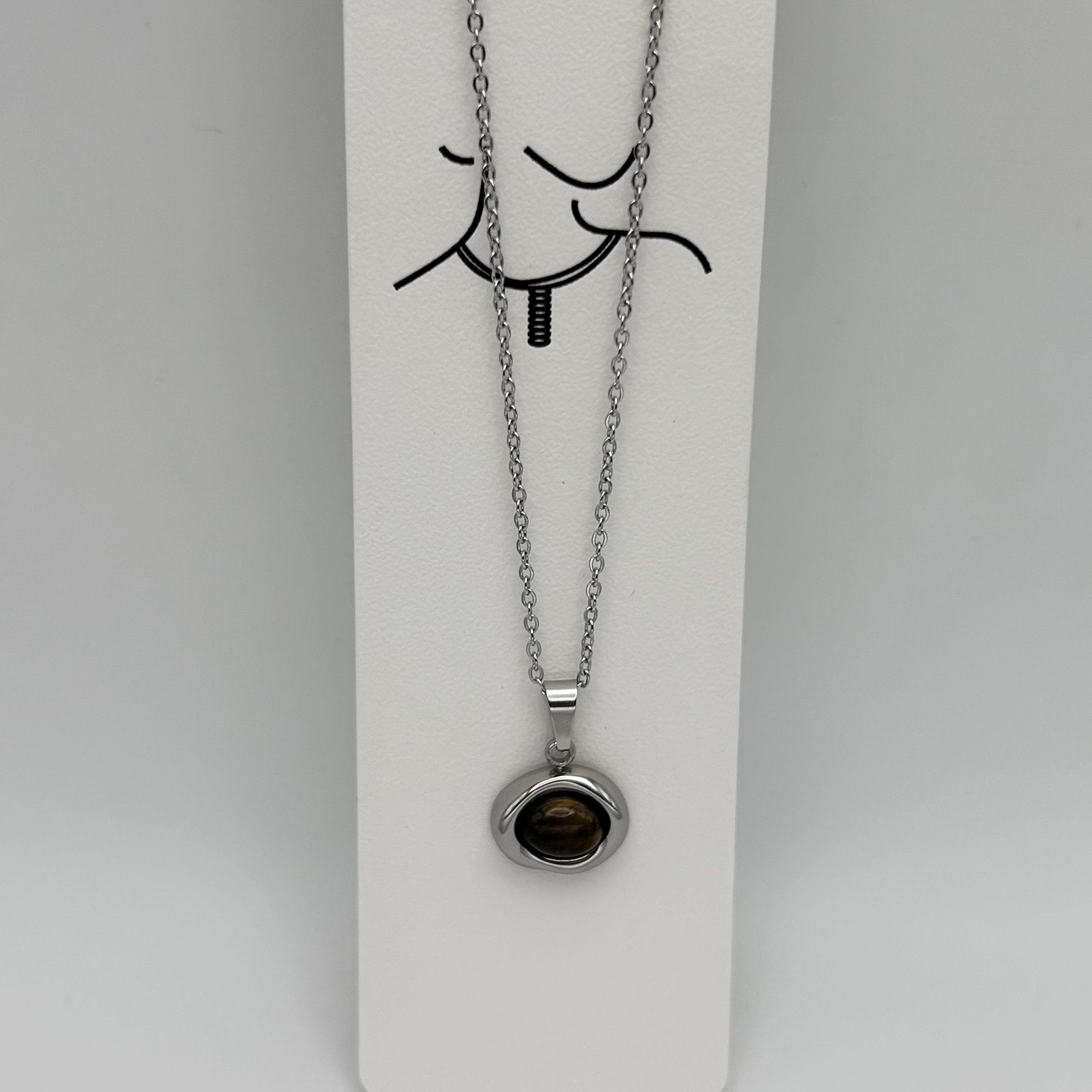 Necklace - Stainless Steel - NES-2296