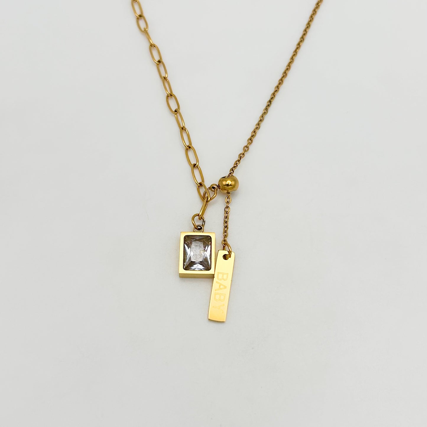 Necklace - Stainless Steel - NES-2328