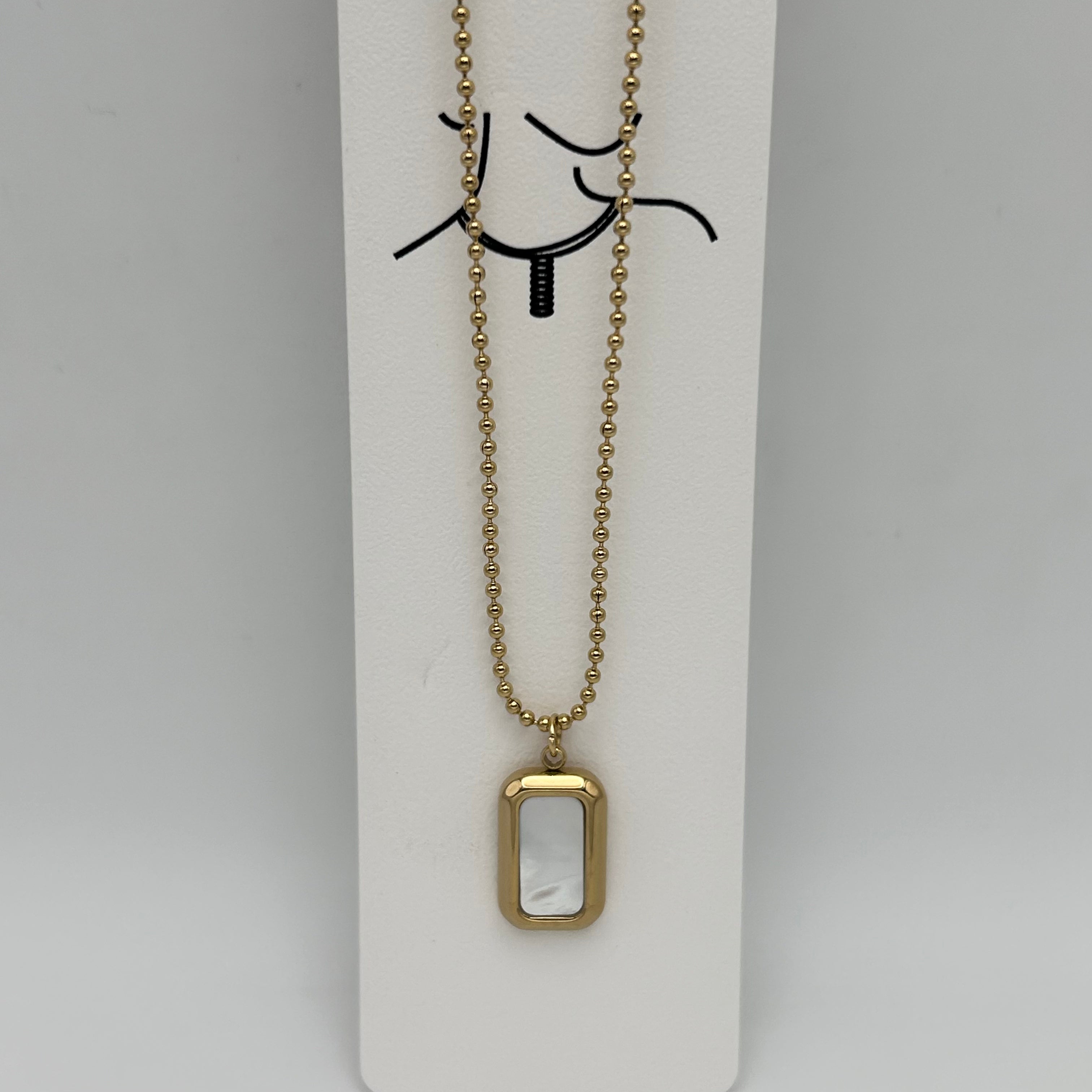 Necklace - Stainless Steel - NES-2801