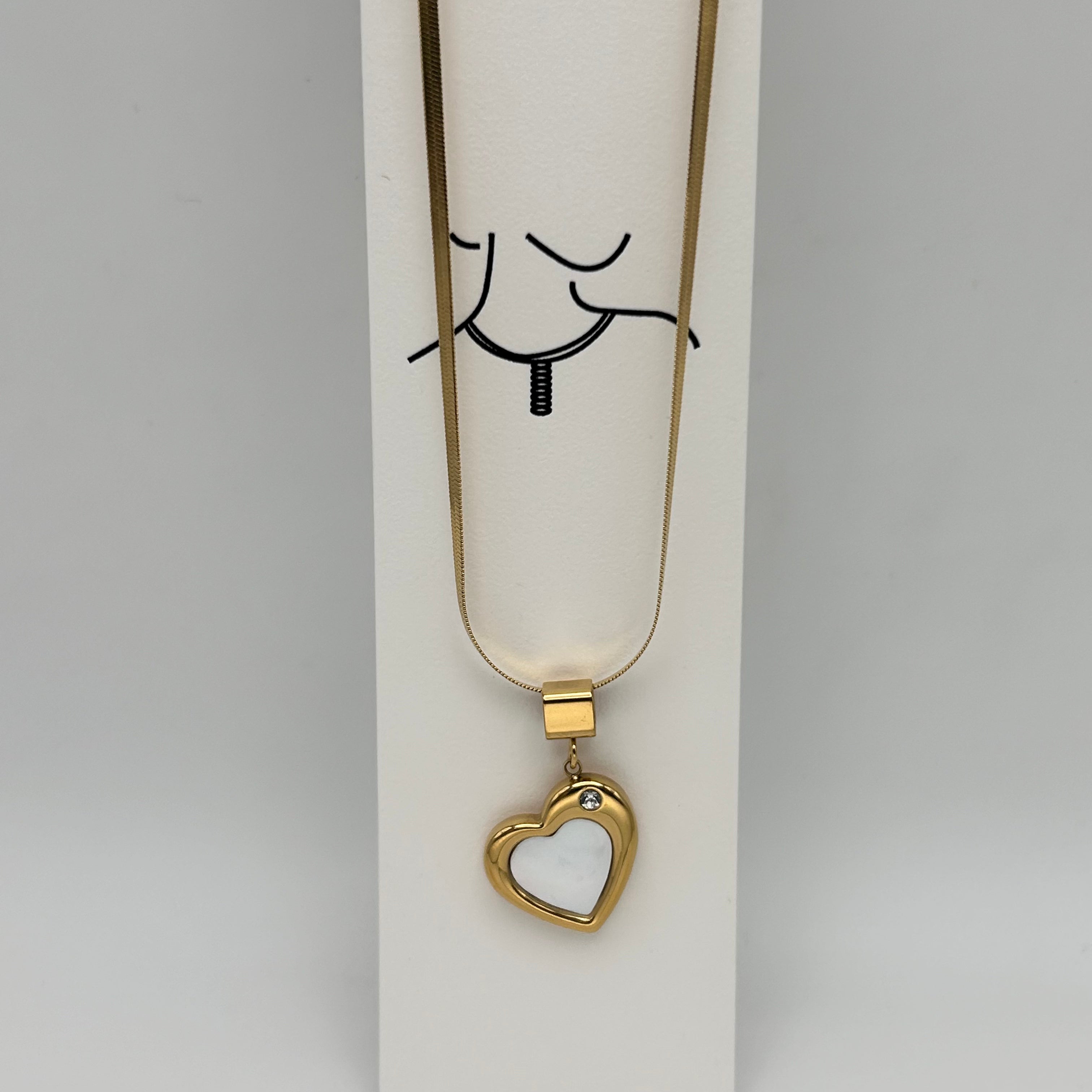 Necklace - Stainless Steel - NES-2804