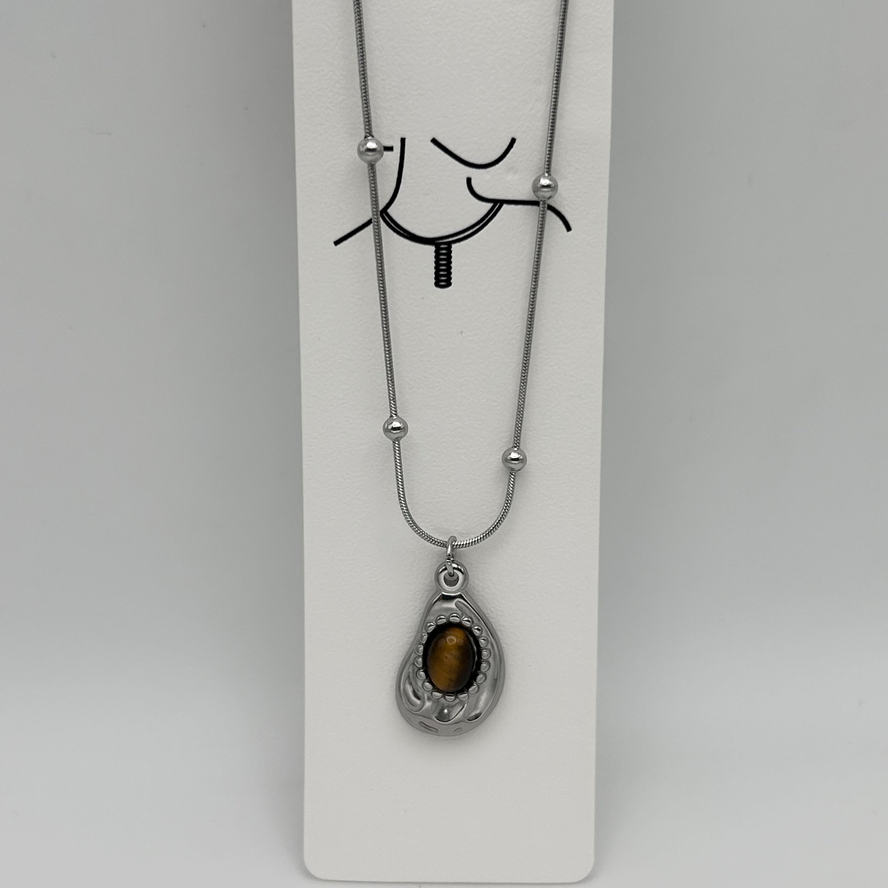 Necklace - Stainless Steel - NES-2806
