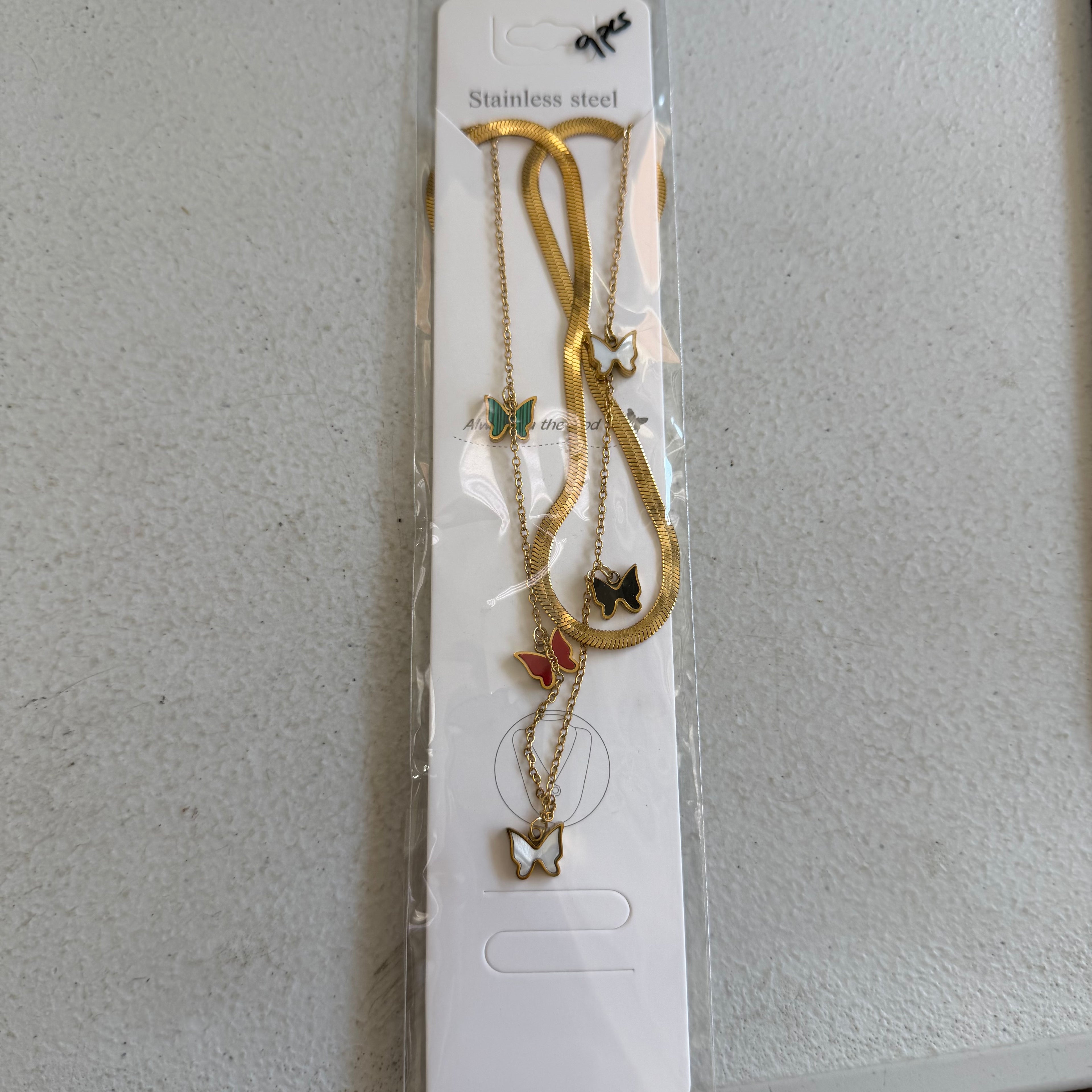 Necklace - Stainless Steel - NES-3010