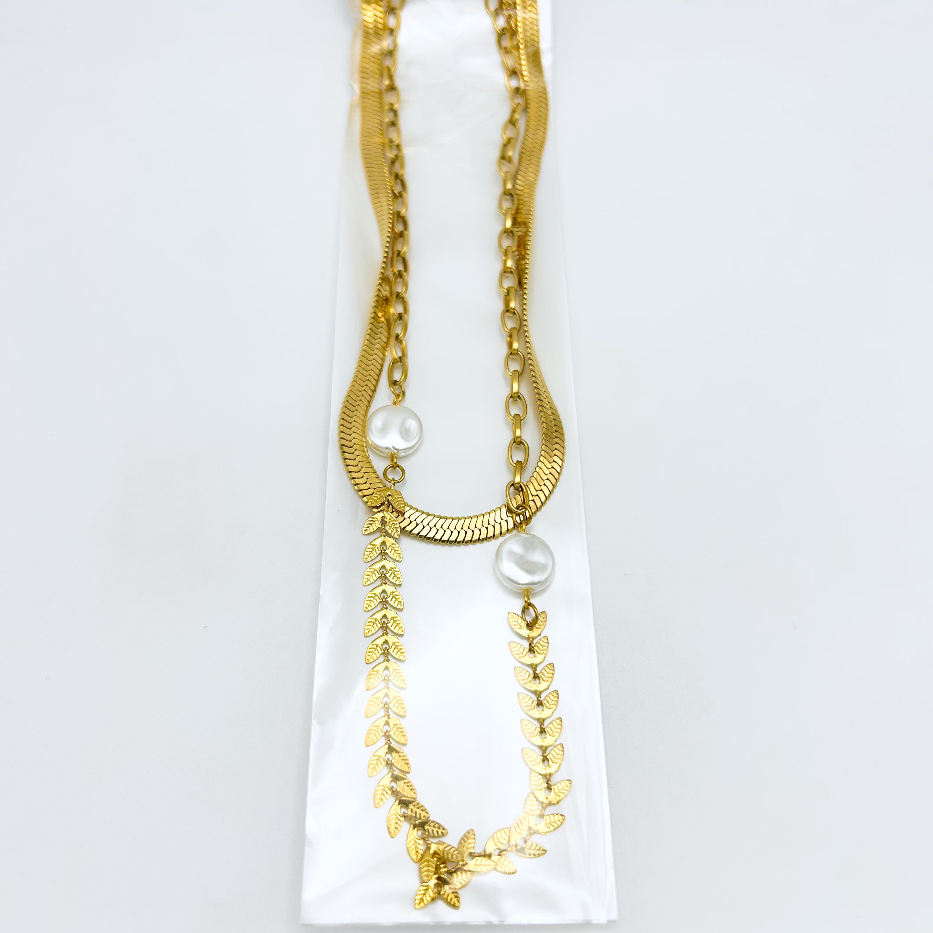 Necklace - Stainless Steel - NES-3015