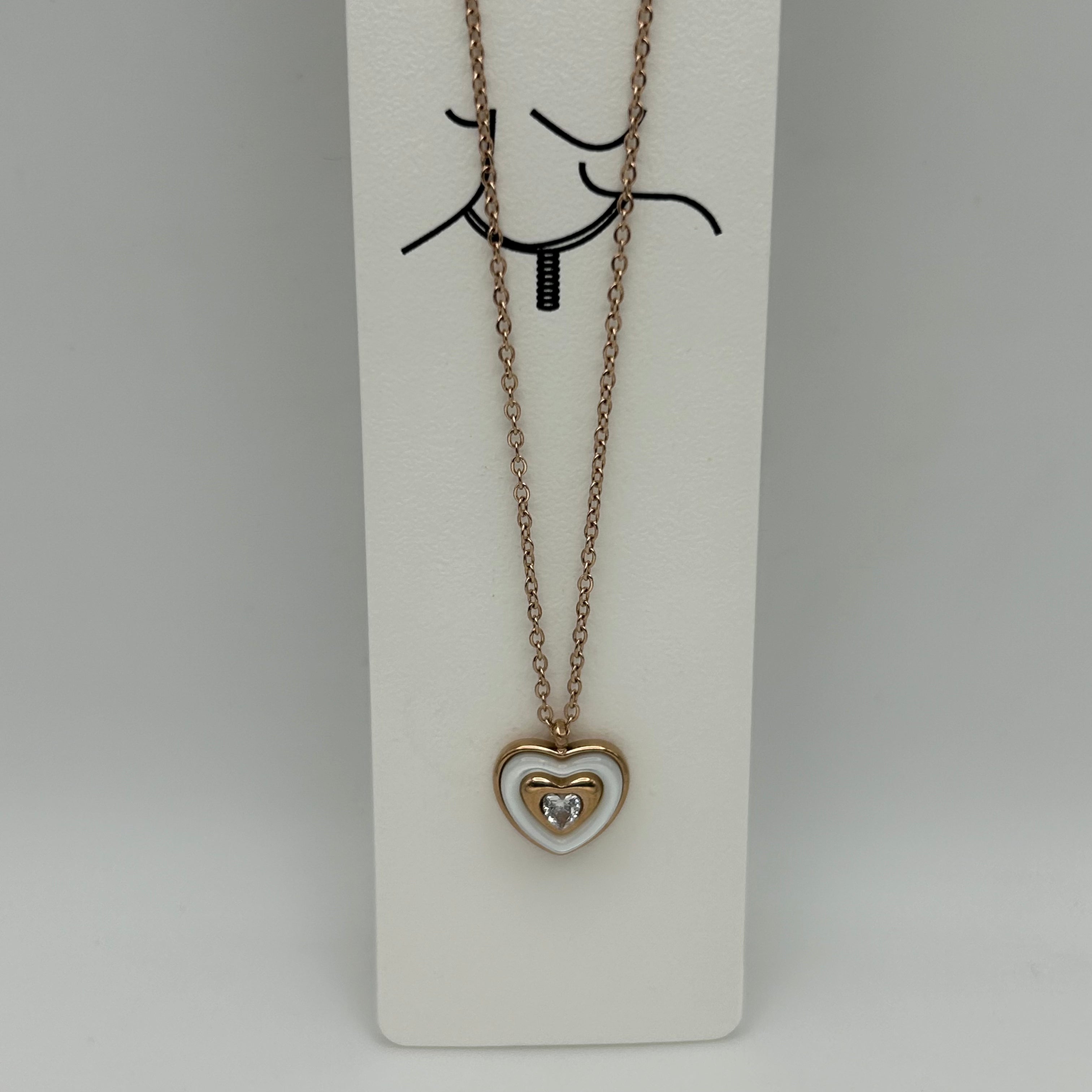 Necklace - Stainless Steel - NES-3115