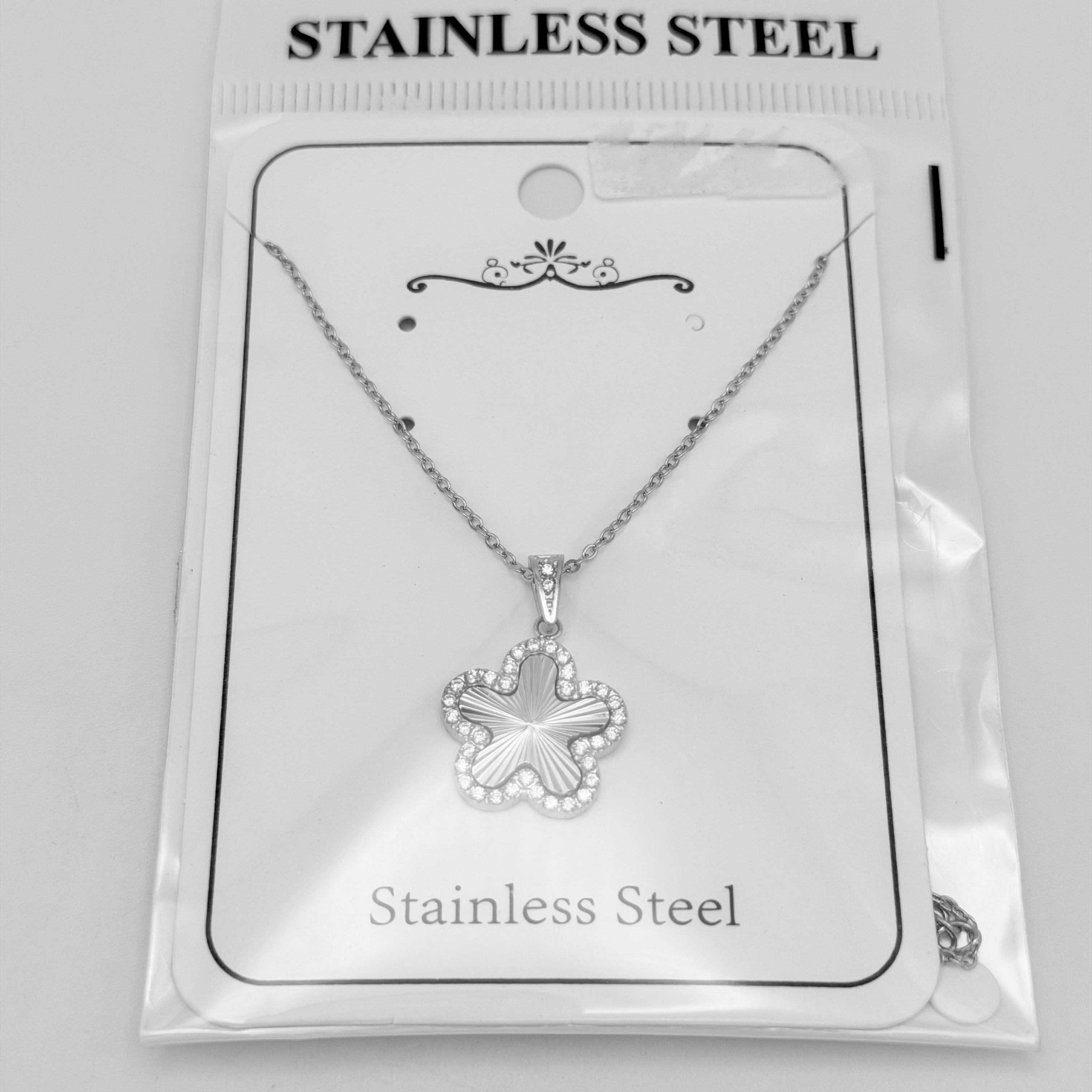Necklace - Stainless Steel - NES-4028