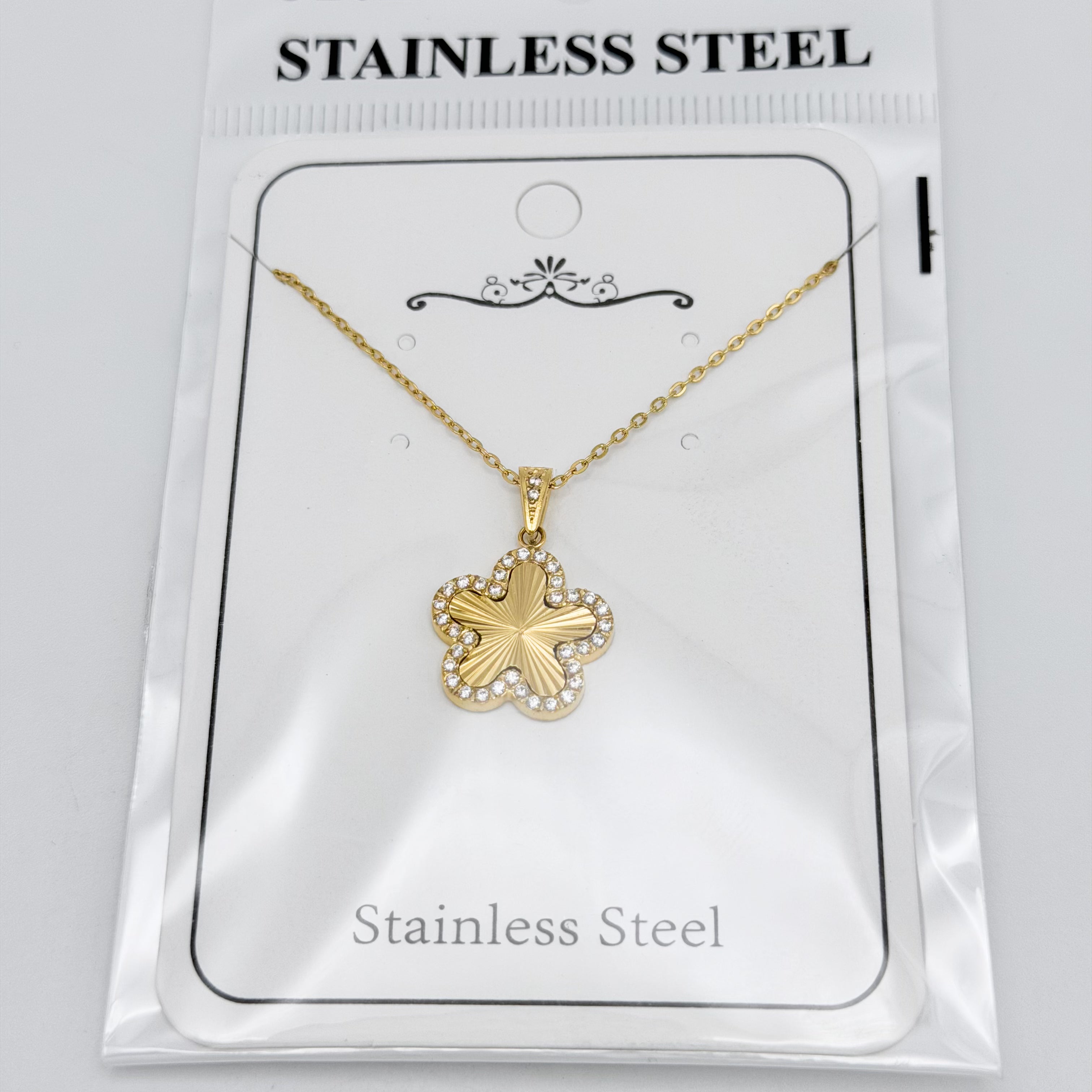 Necklace - Stainless Steel - NES-4029