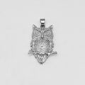 Owl Pendant - Stainless Steel - PDS-1232