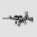 Rifle Pendant - Stainless Steel - PDS-1326